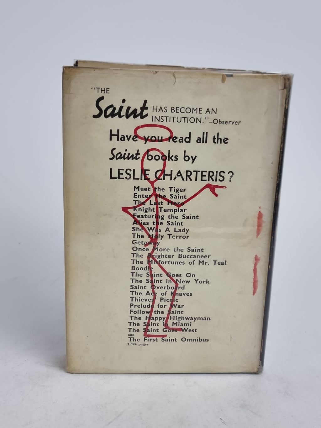 The Saint Goes West, Leslie Charteris — 1st UK Edition