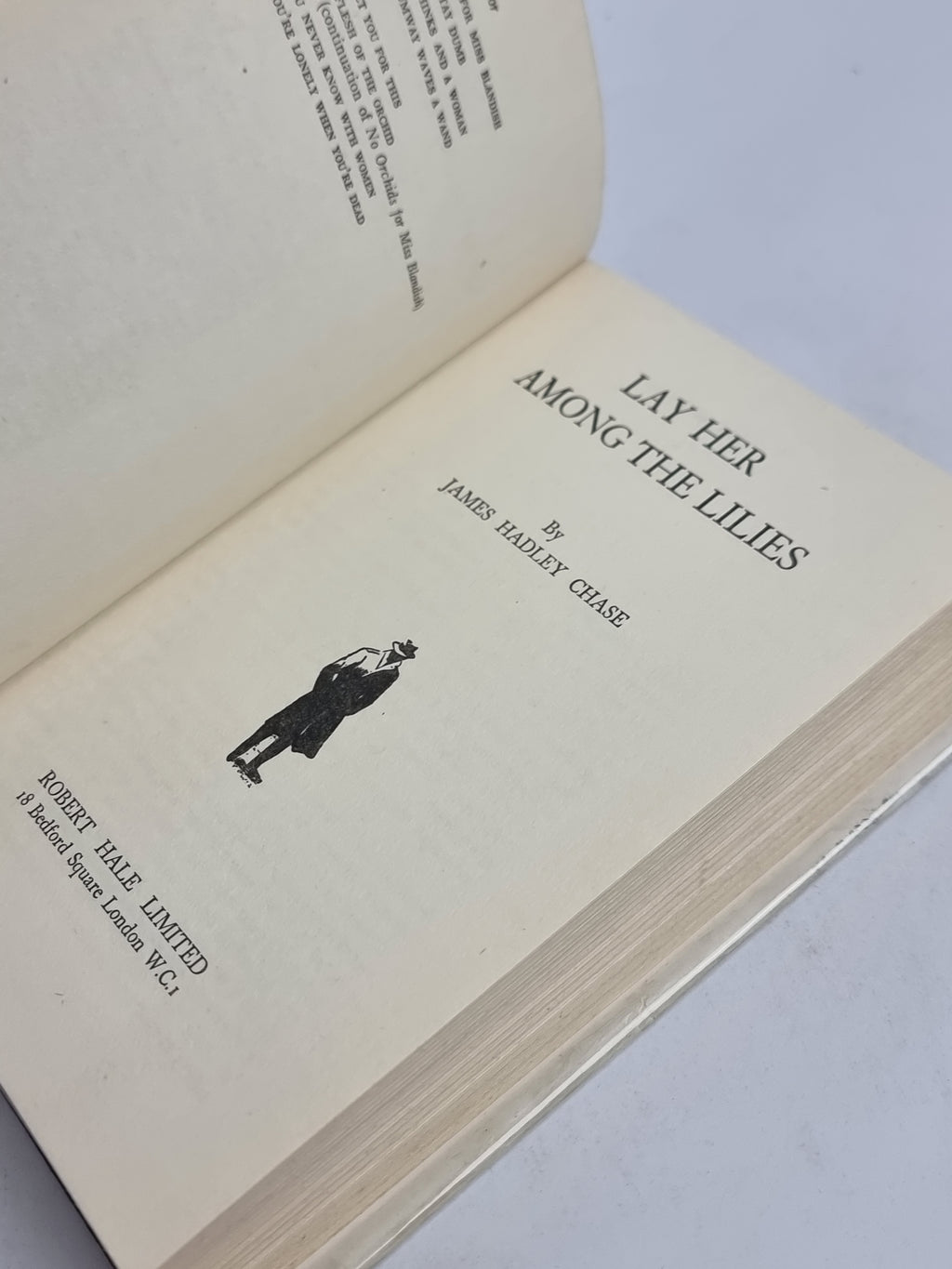 Lay Her Among the Lilies, James Hadley Chase — 1st Edition
