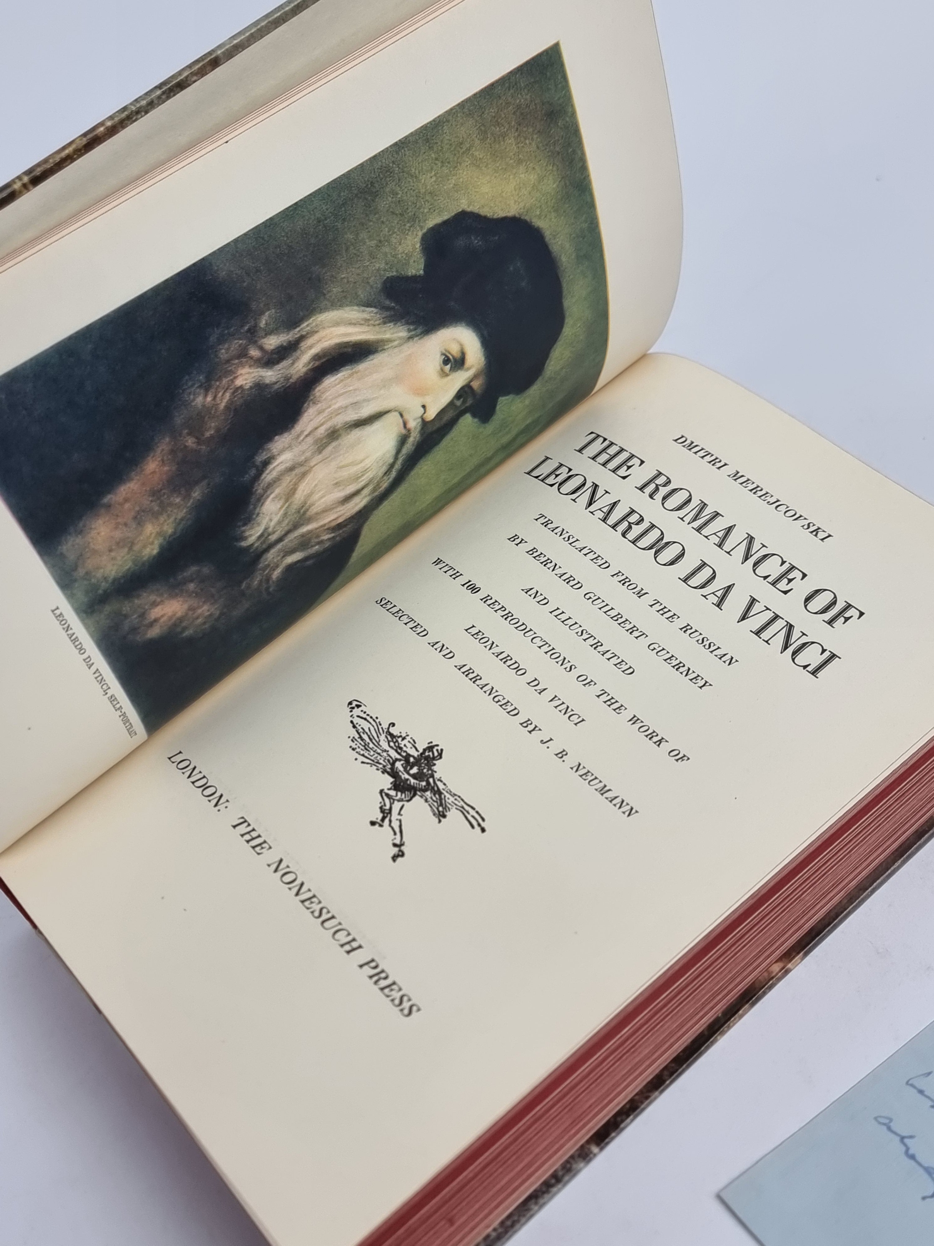 The Romance of Leonardo da Vinci, Dmitri Merejcovski — 1938 Edition