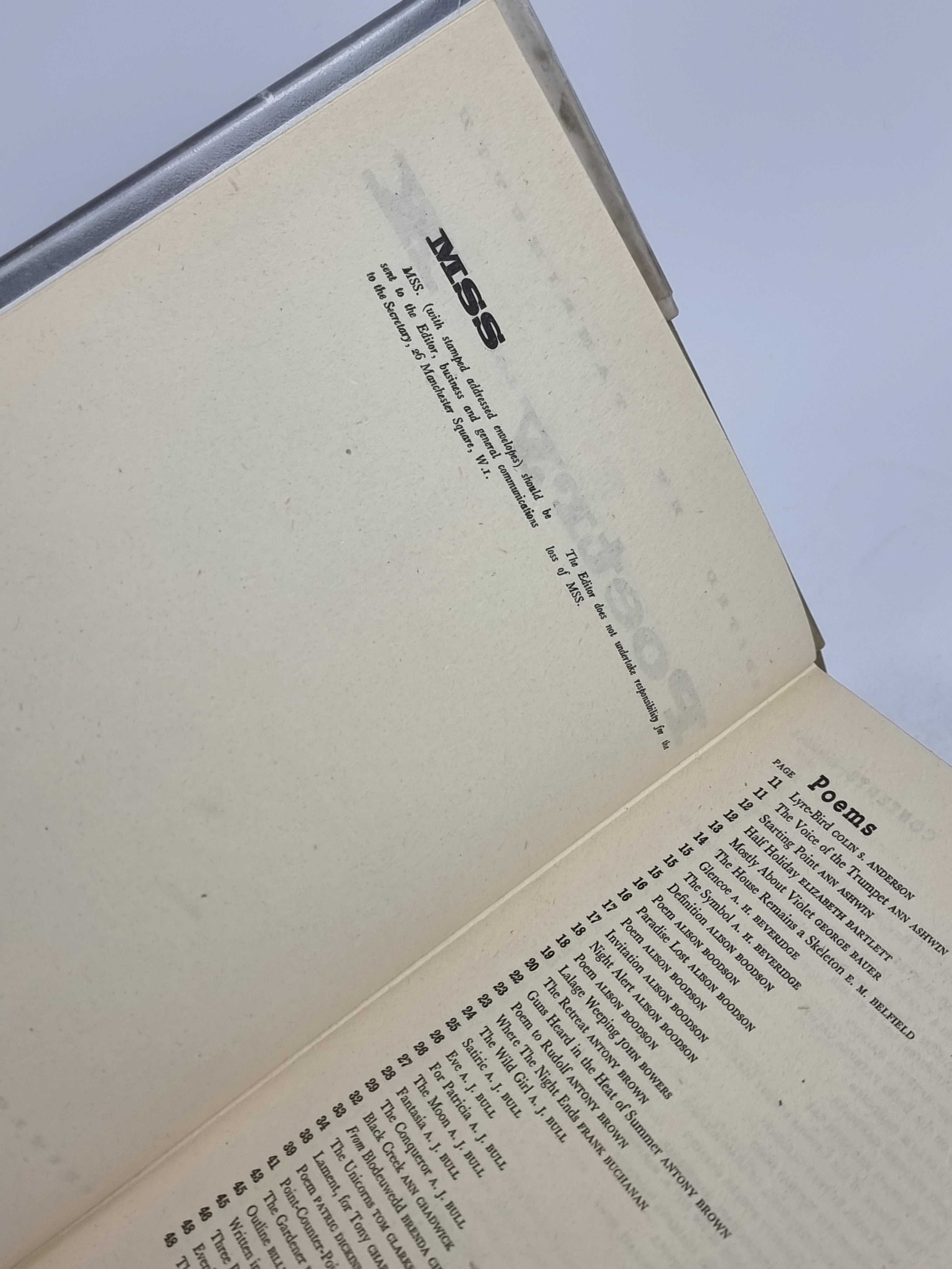 Poetry London X, Tambimuttu (Editor) — 1st Edition