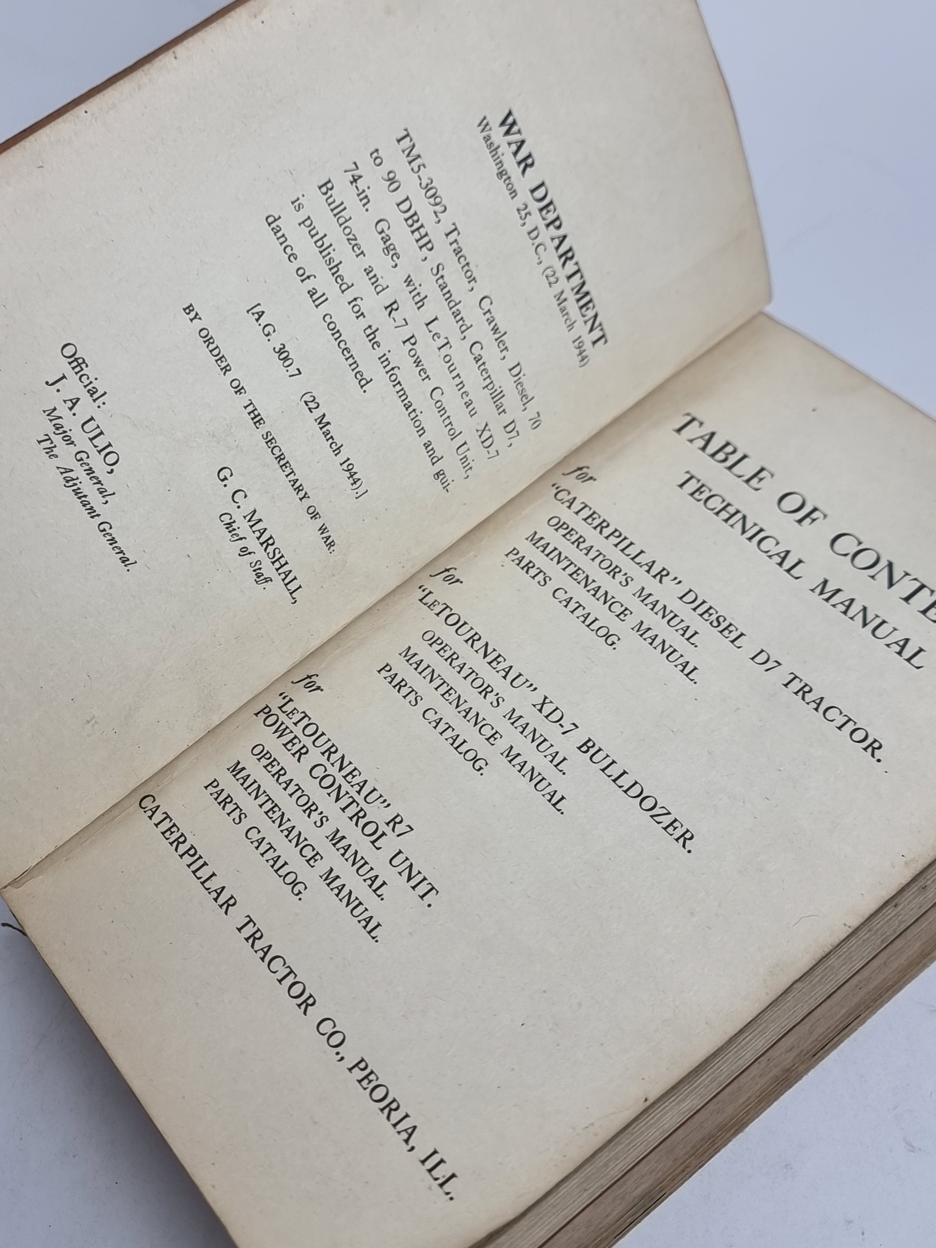 TM 5-3092 War Department Technical Manual — 1st Edition
