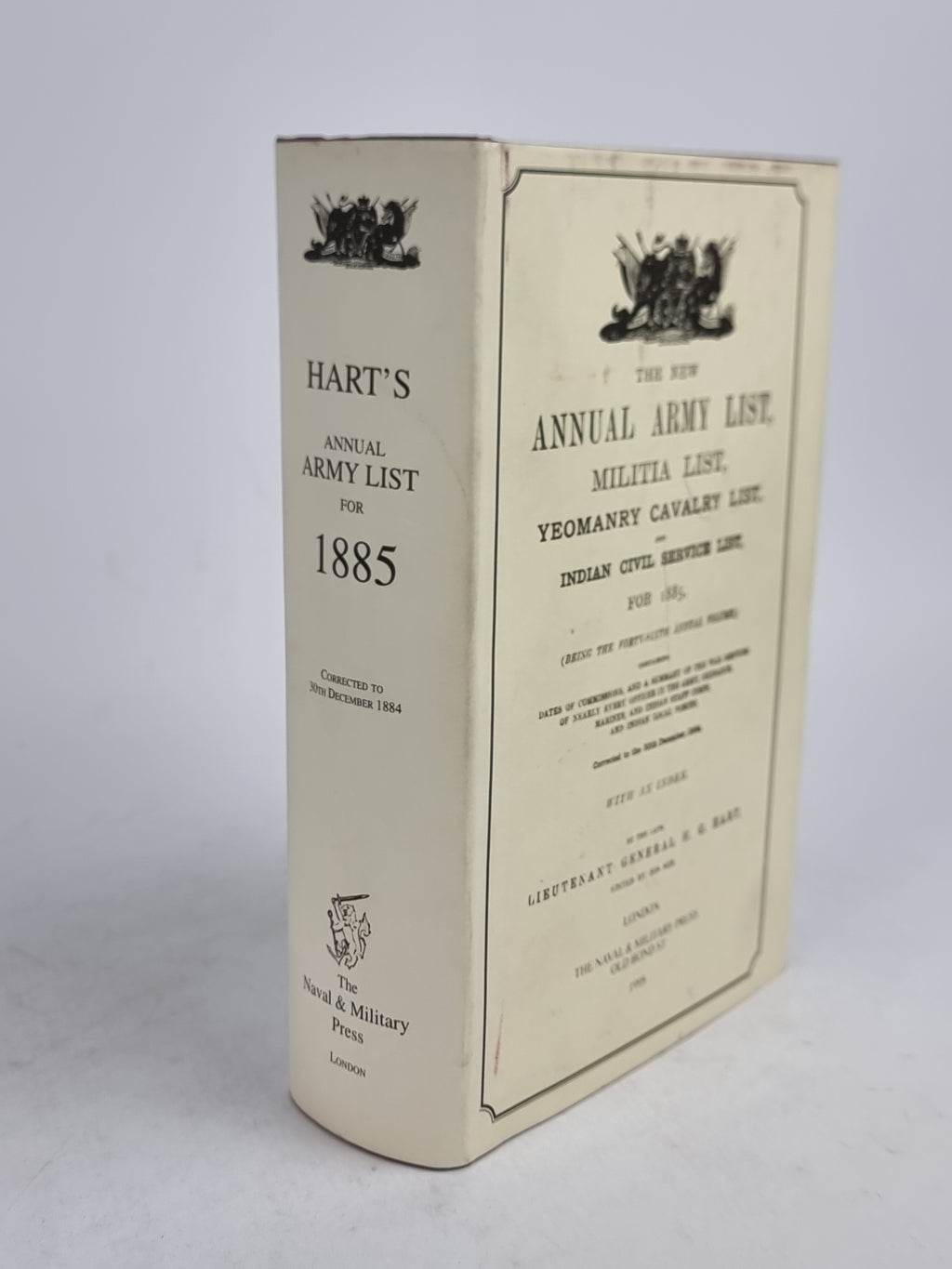 The New Annual Army List, Militia List, Yeomanry Cavalry List, and Indian Civil Service List, for 1885
