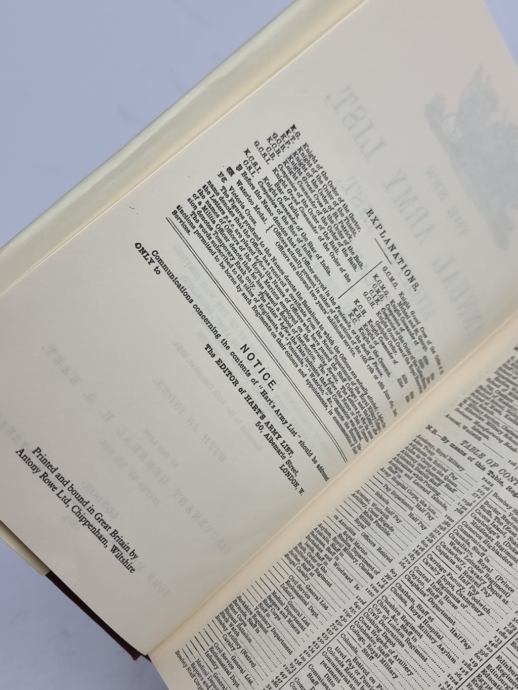 The New Annual Army List, Militia List, Yeomanry Cavalry List, and Indian Civil Service List, for 1885