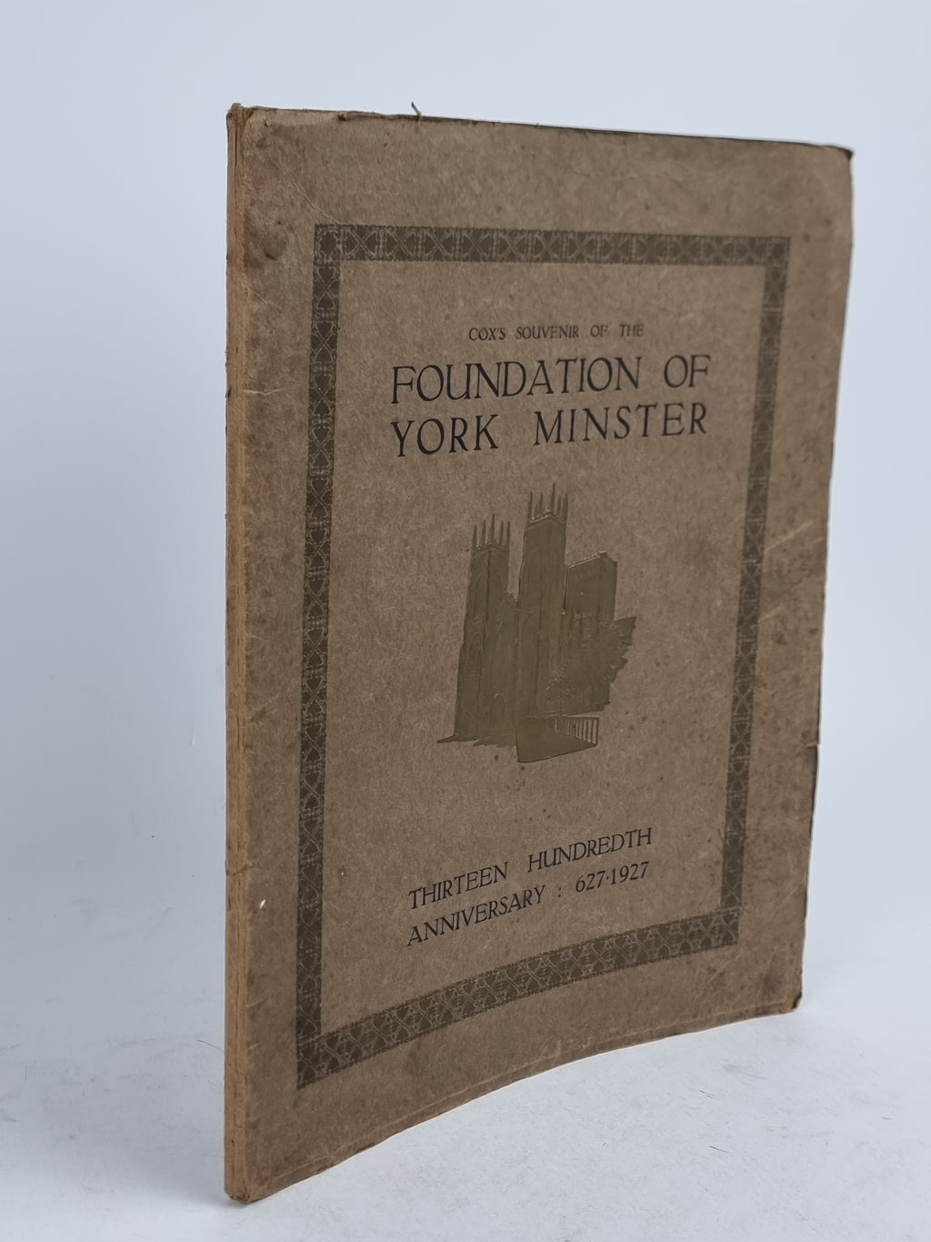 Cox's Souvenir of the Foundation of York Minster, Hugh McGraph — 1st Edition