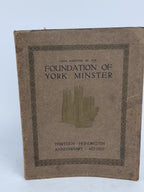 Cox's Souvenir of the Foundation of York Minster, Hugh McGraph — 1st Edition