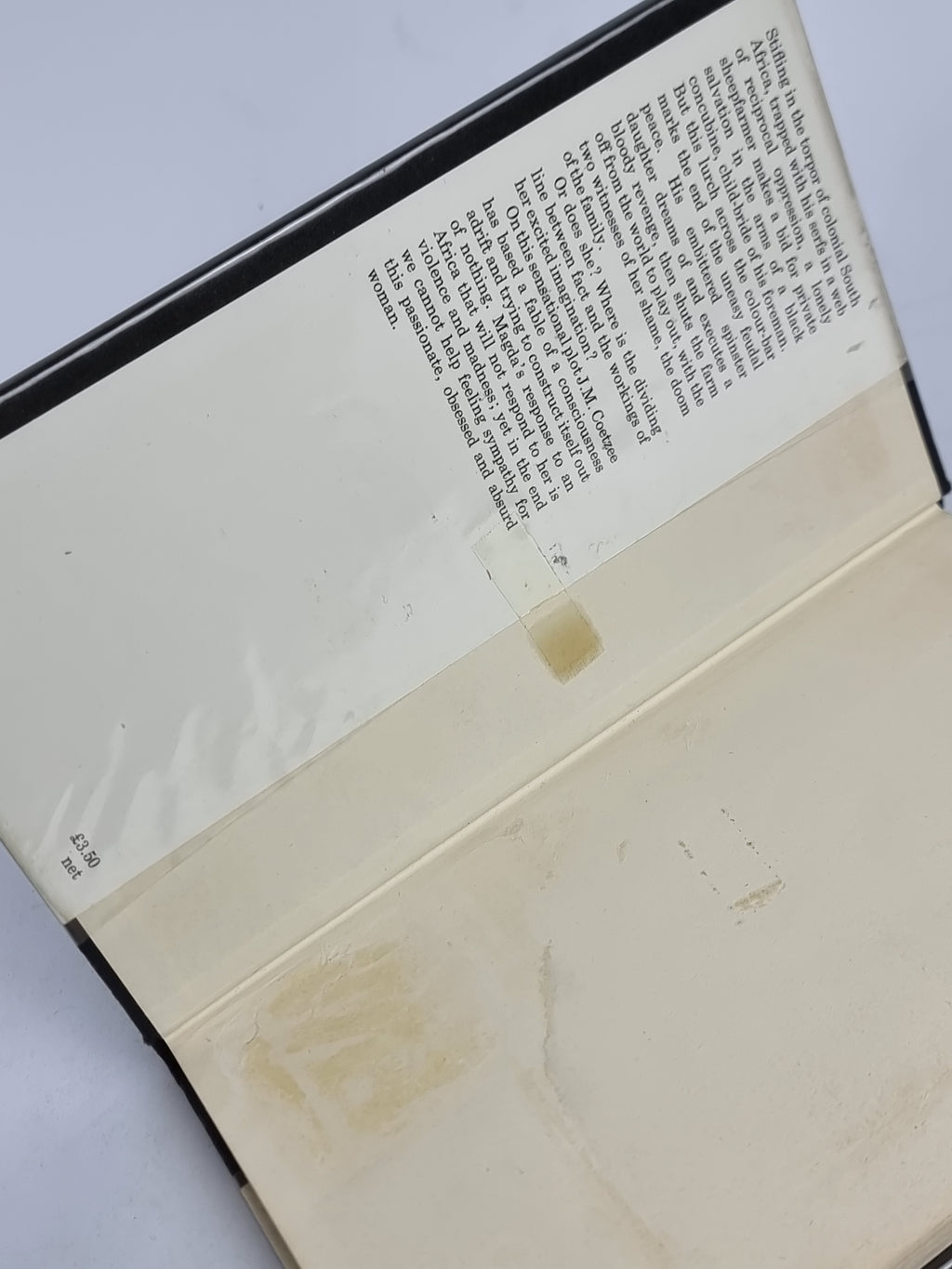 In the Heart of the Country, J.M. Coetzee — 1st Edition
