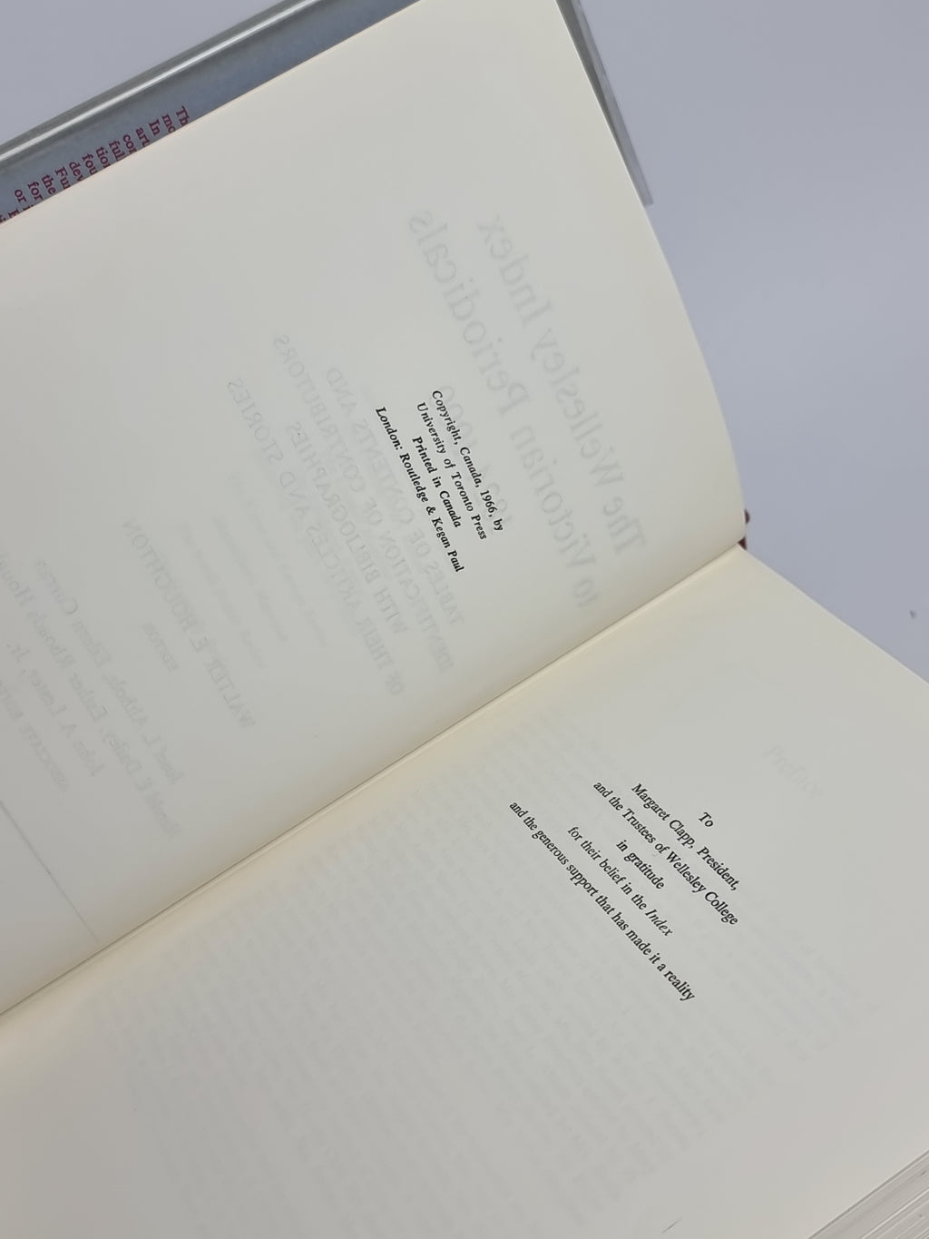 The Wellesley Index to Victorian Periodicals 1824-1900, Volume I, Walter E. Houghton (Editor)