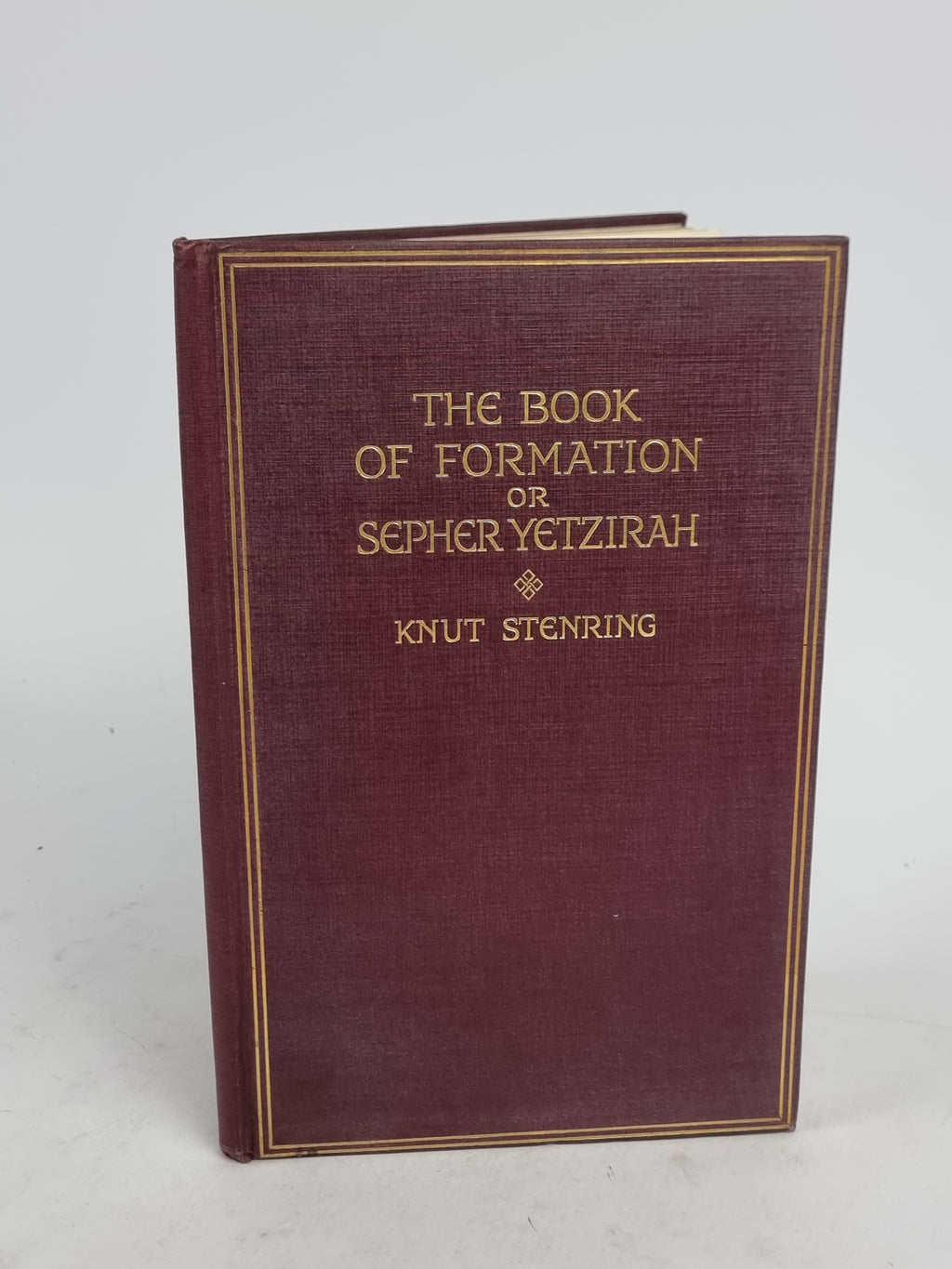 The Book of Formation or Sepher Yetzirah, Rabbi Akiba Ben Joseph — 1st Ed