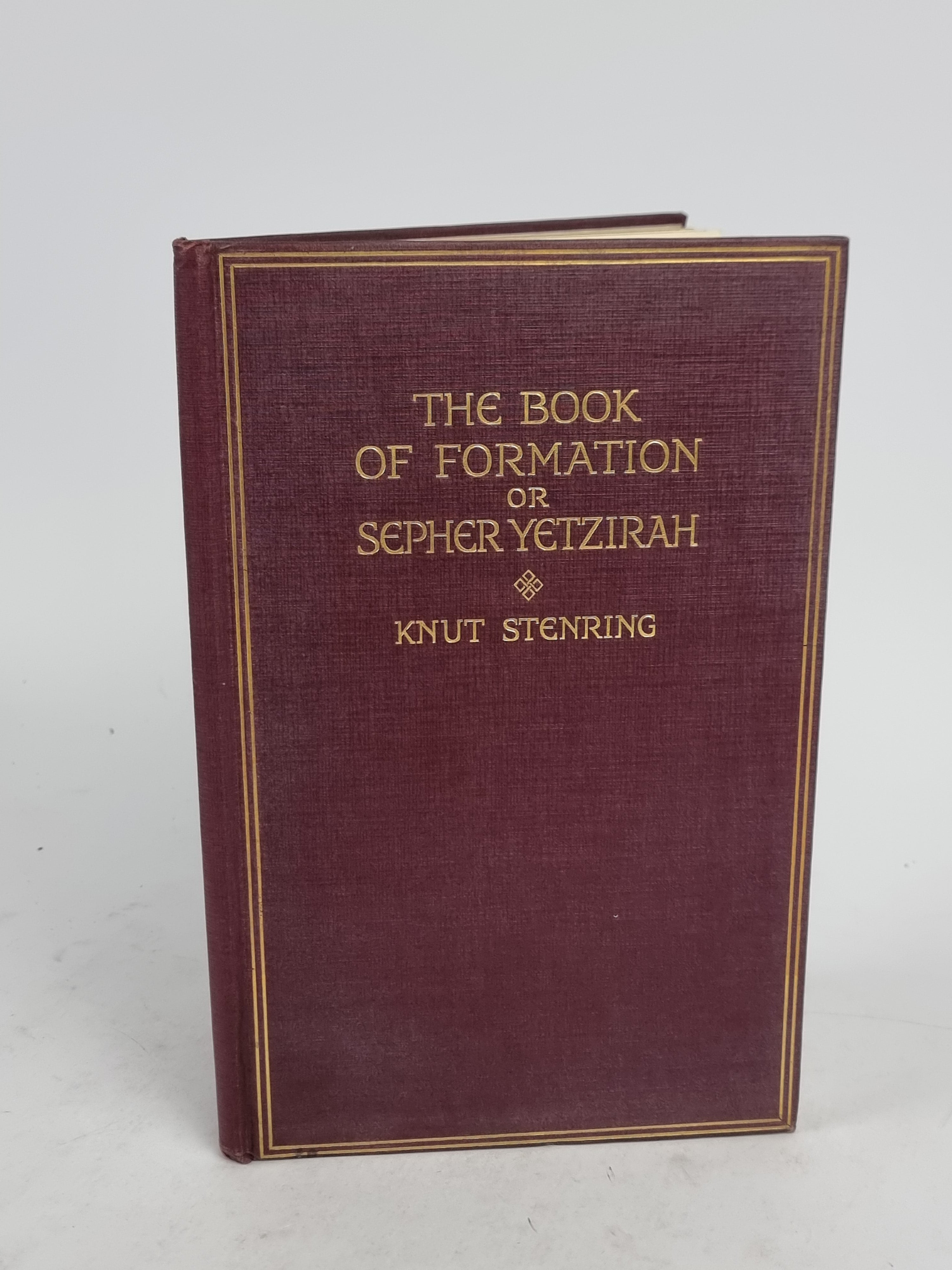 The Book of Formation or Sepher Yetzirah, Rabbi Akiba Ben Joseph — 1st Ed