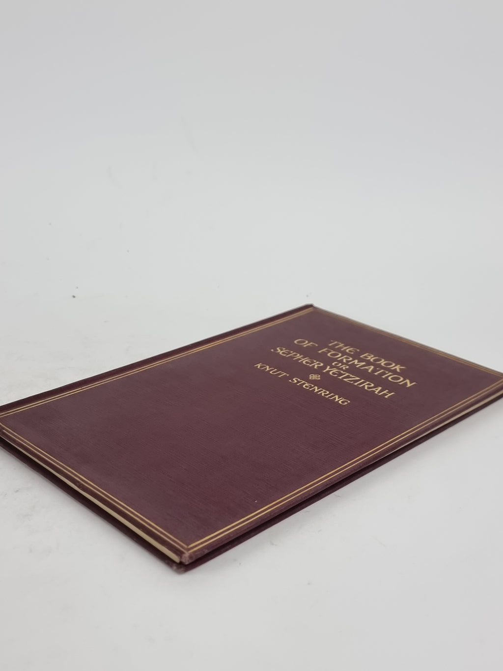 The Book of Formation or Sepher Yetzirah, Rabbi Akiba Ben Joseph — 1st Ed