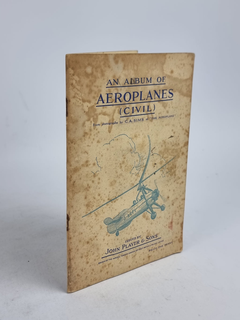 An Album of Aeroplanes (Civil), John Player & Sons — 1st Edition