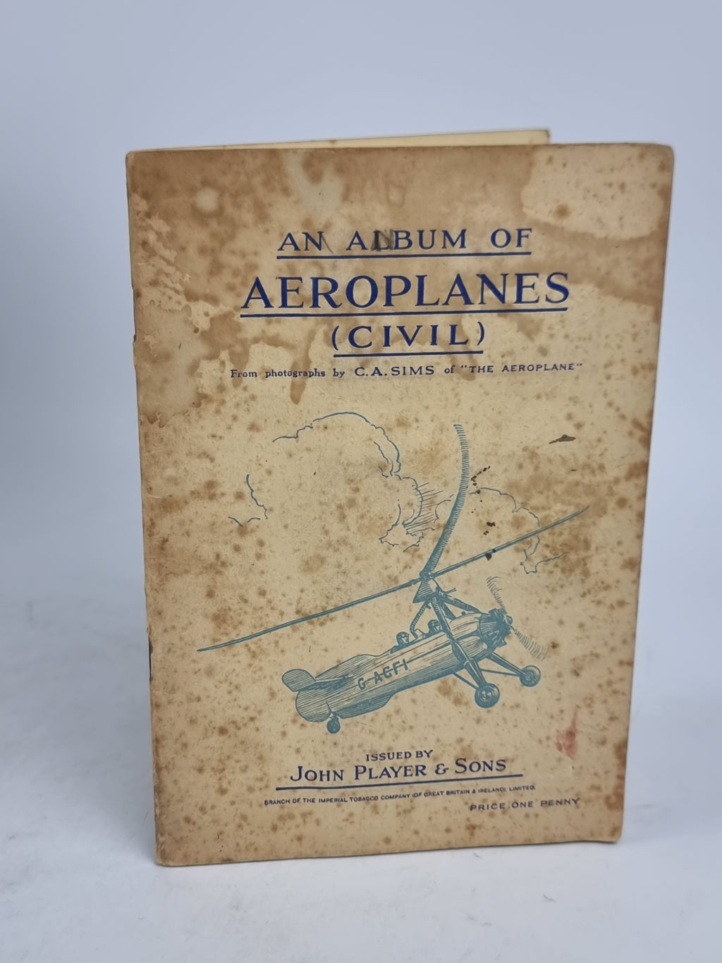 An Album of Aeroplanes (Civil), John Player & Sons — 1st Edition