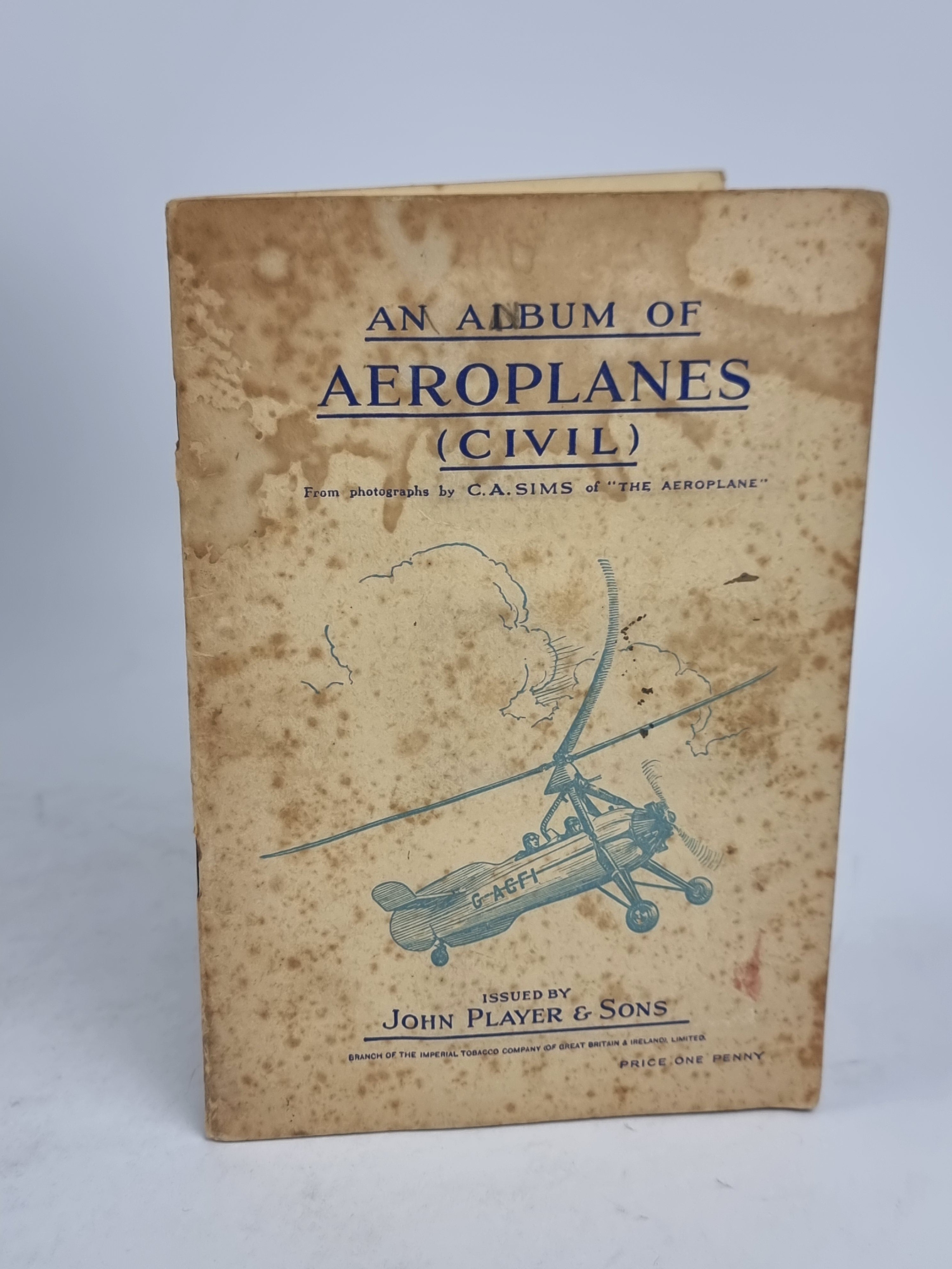 An Album of Aeroplanes (Civil), John Player & Sons — 1st Edition