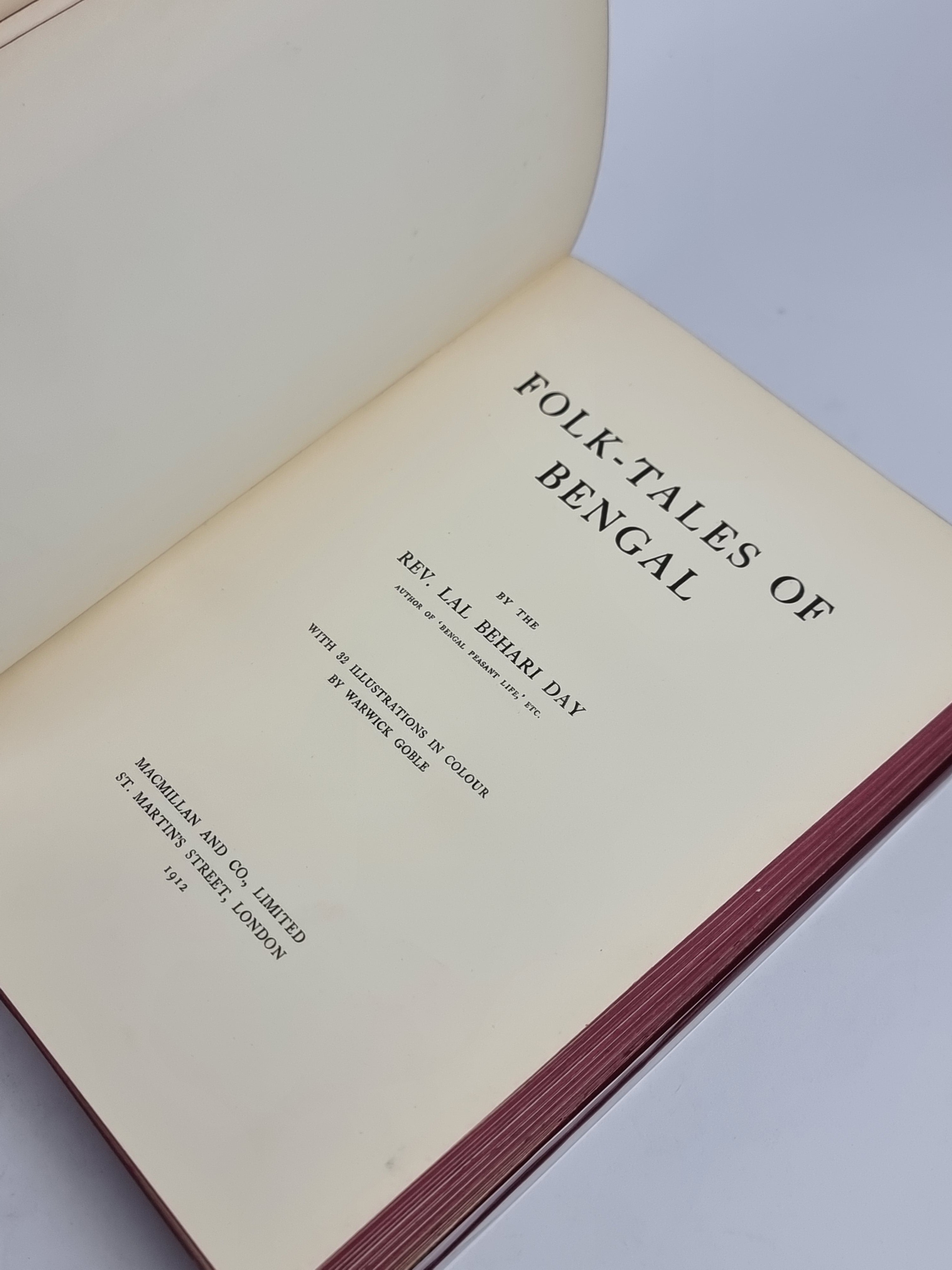 Folk-Tales of Bengal, Rev. Lal Behari Day — 1st Edition Thus