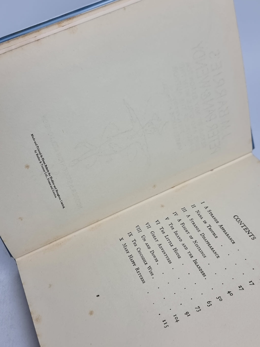 Peter Pan & Wendy, J. M. Barrie (Retold by May Byron) — 1st Edition Thus