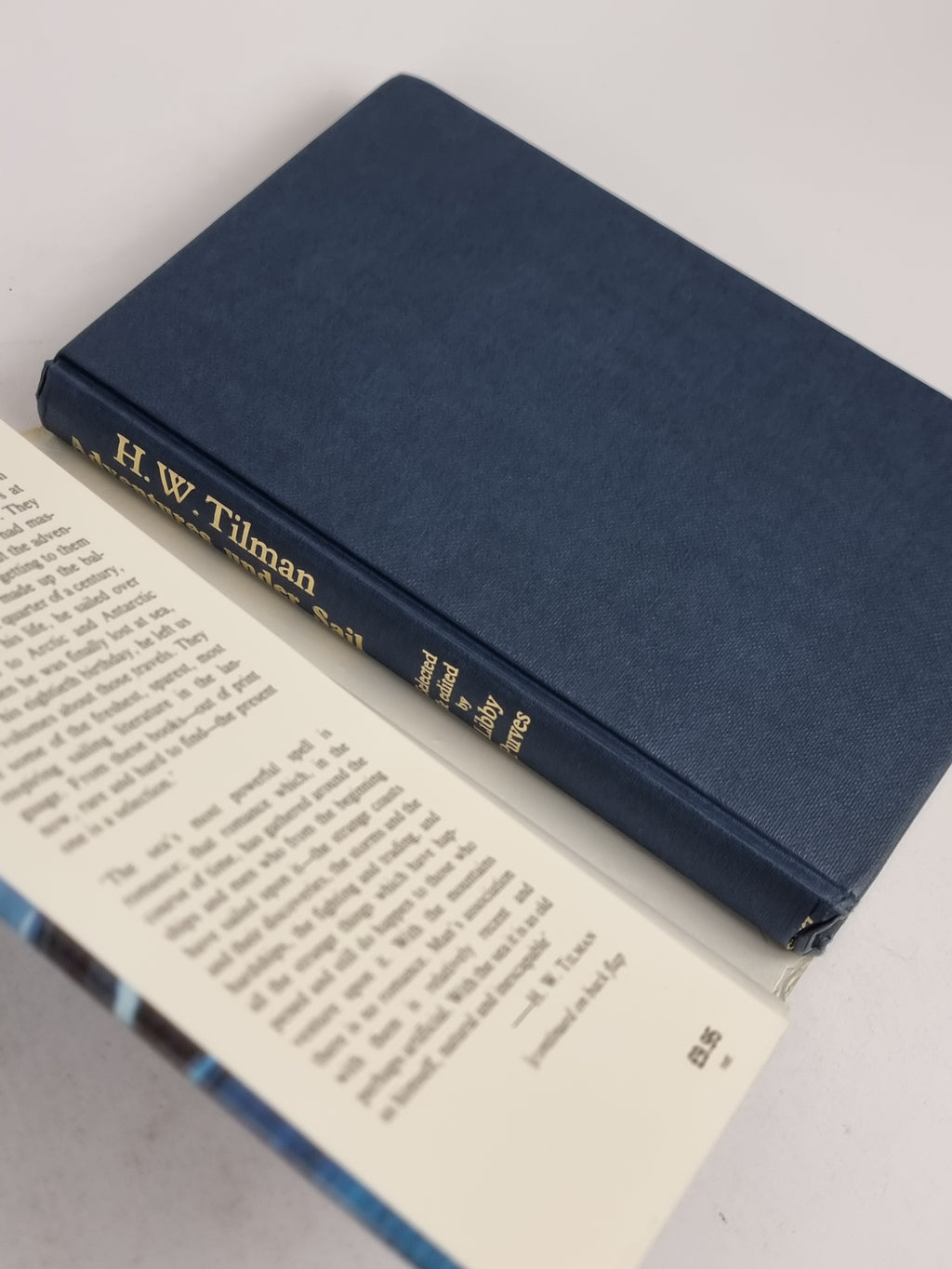 Adventures under Sail: Selected writings of H.W. Tilman, H.W. Tilman — 1st Ed