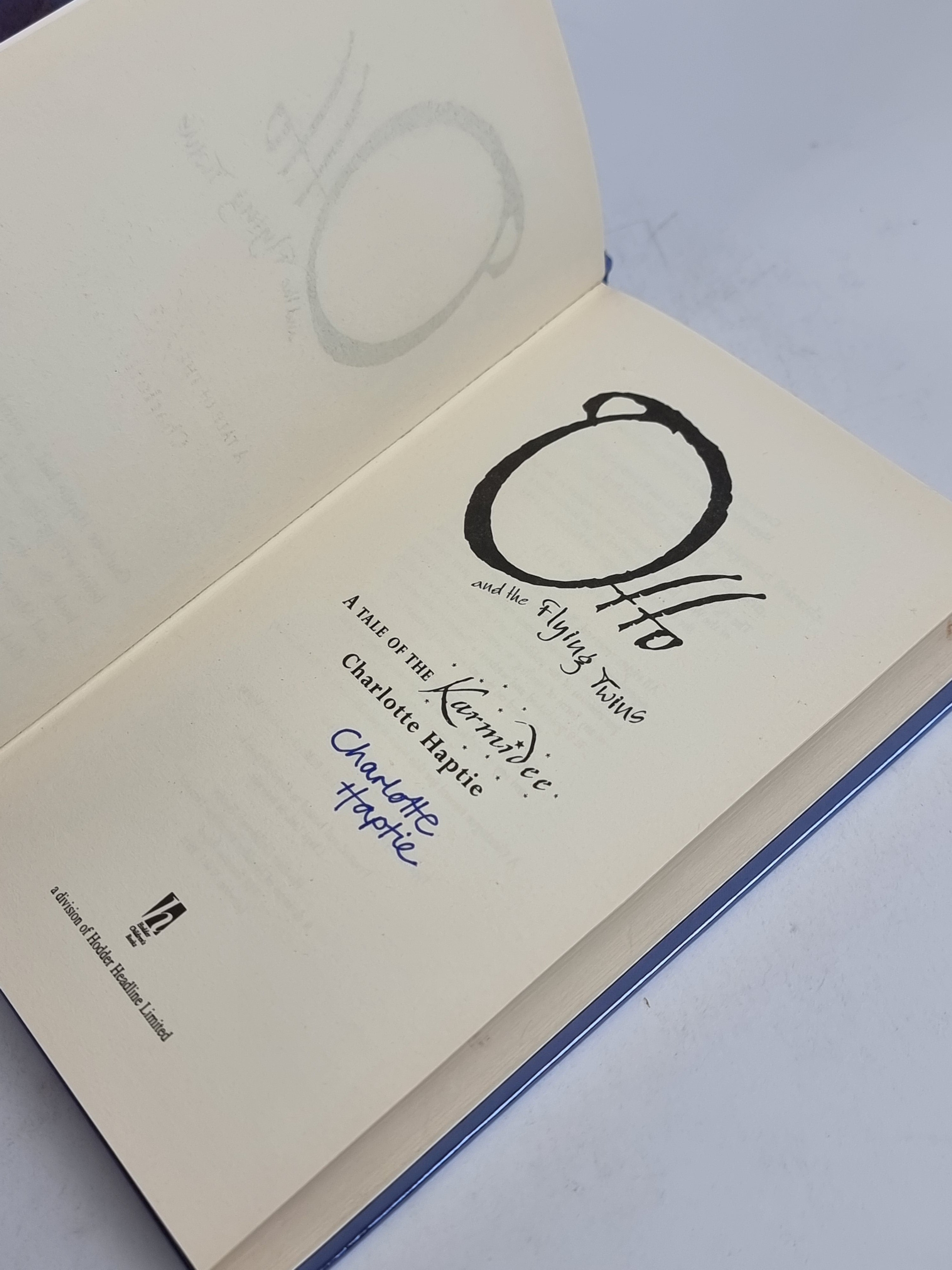 Otto and the Flying Twins, Charlotte Haptie — 1st Edition, Signed