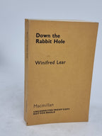 Down the Rabbit Hole, Winifred Lear — Uncorrected Proof Copy