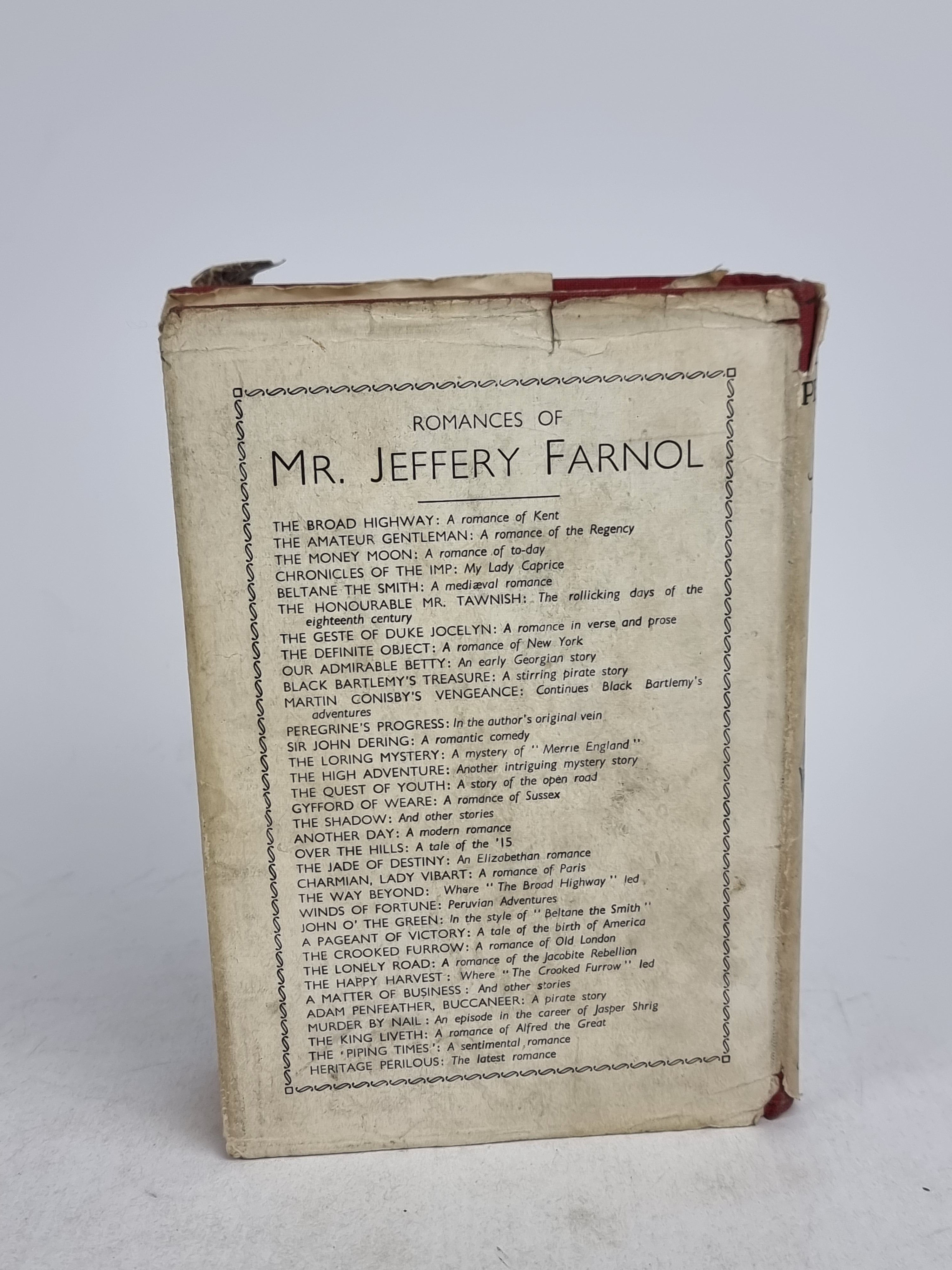 Heritage Perilous, Jeffery Farnol — 1st Edition