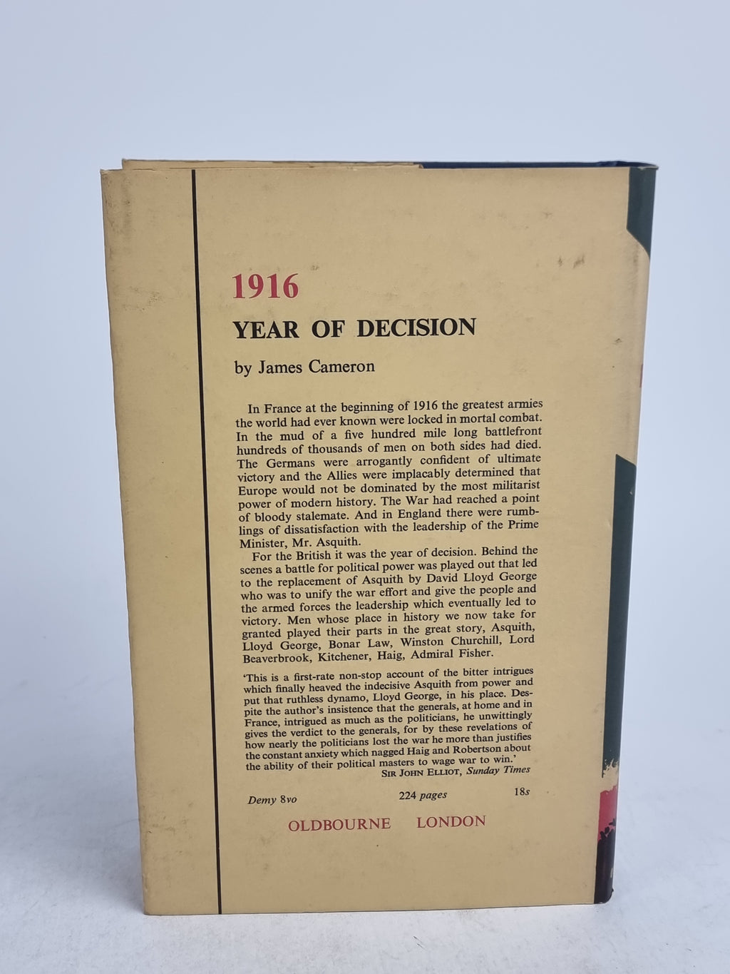 The Pitcher and the Well, Edited by Squadron Leader J. D. McDonald — 1st UK Ed