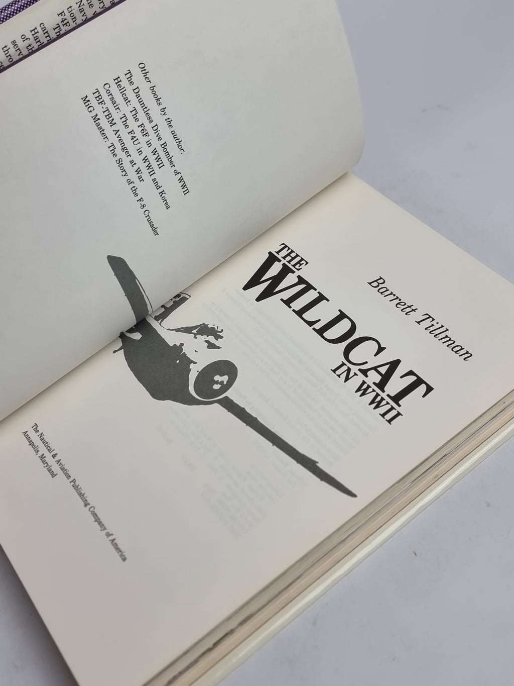 The Wildcat in WWII, Barrett Tillman — 1st Edition