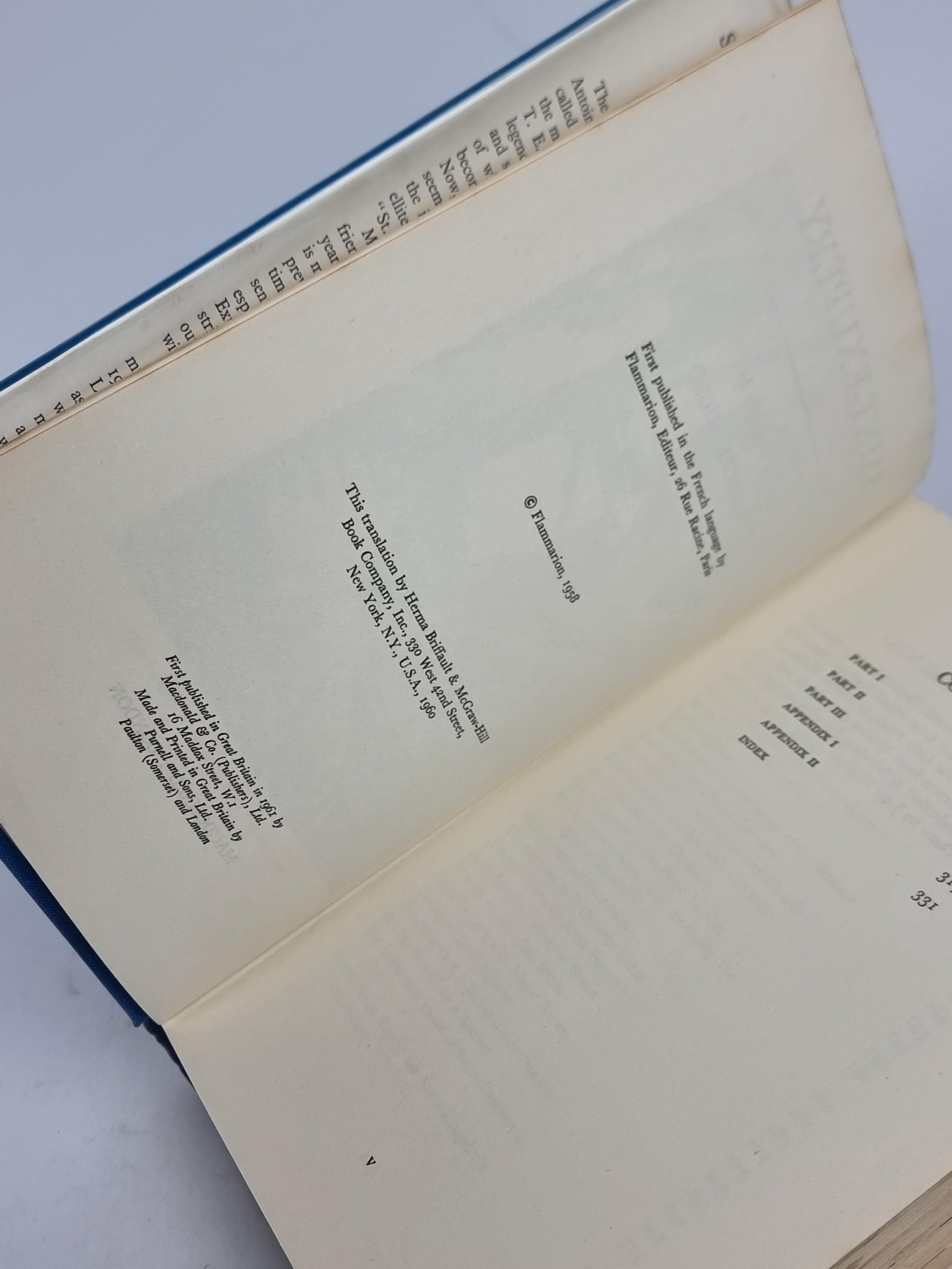 Saint-Exupéry, Marcel Migeo — 1st British Edition