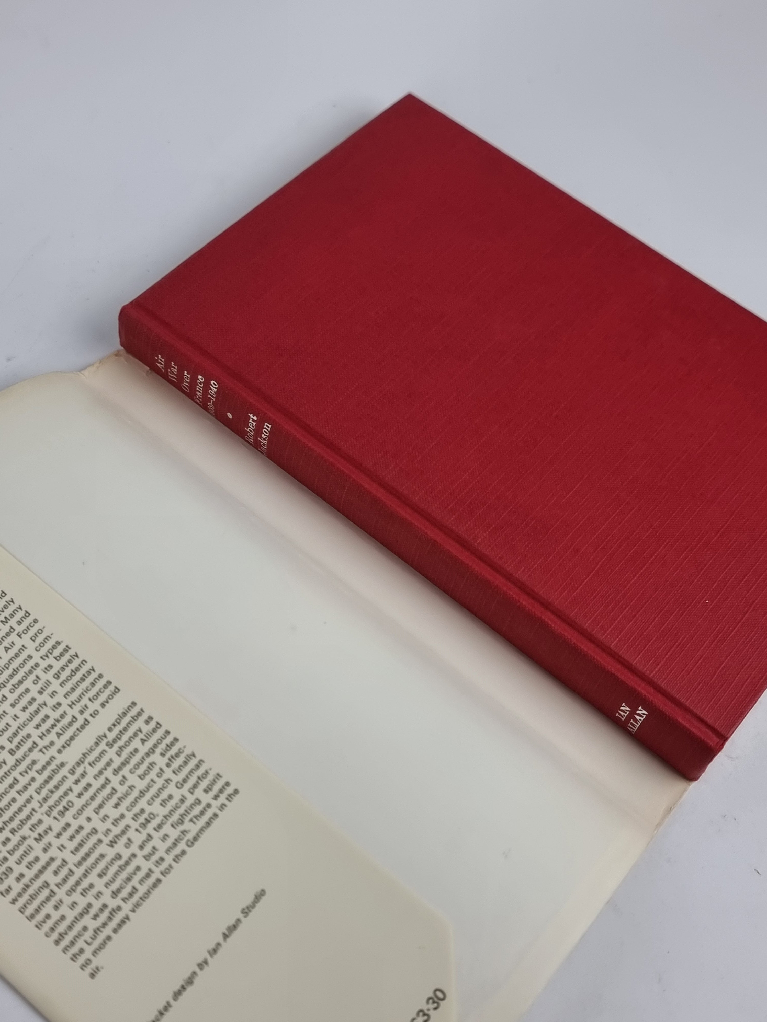 Air War Over France 1939-40, Robert Jackson — 1st Edition
