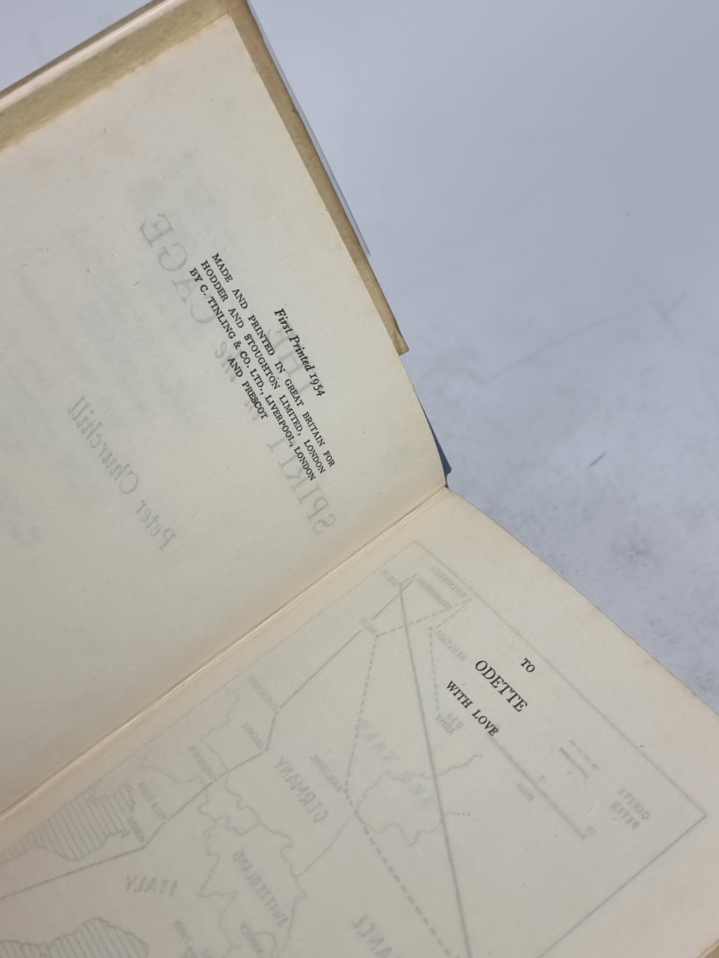 The Spirit in the Cage, Peter Churchill — 1st Edition