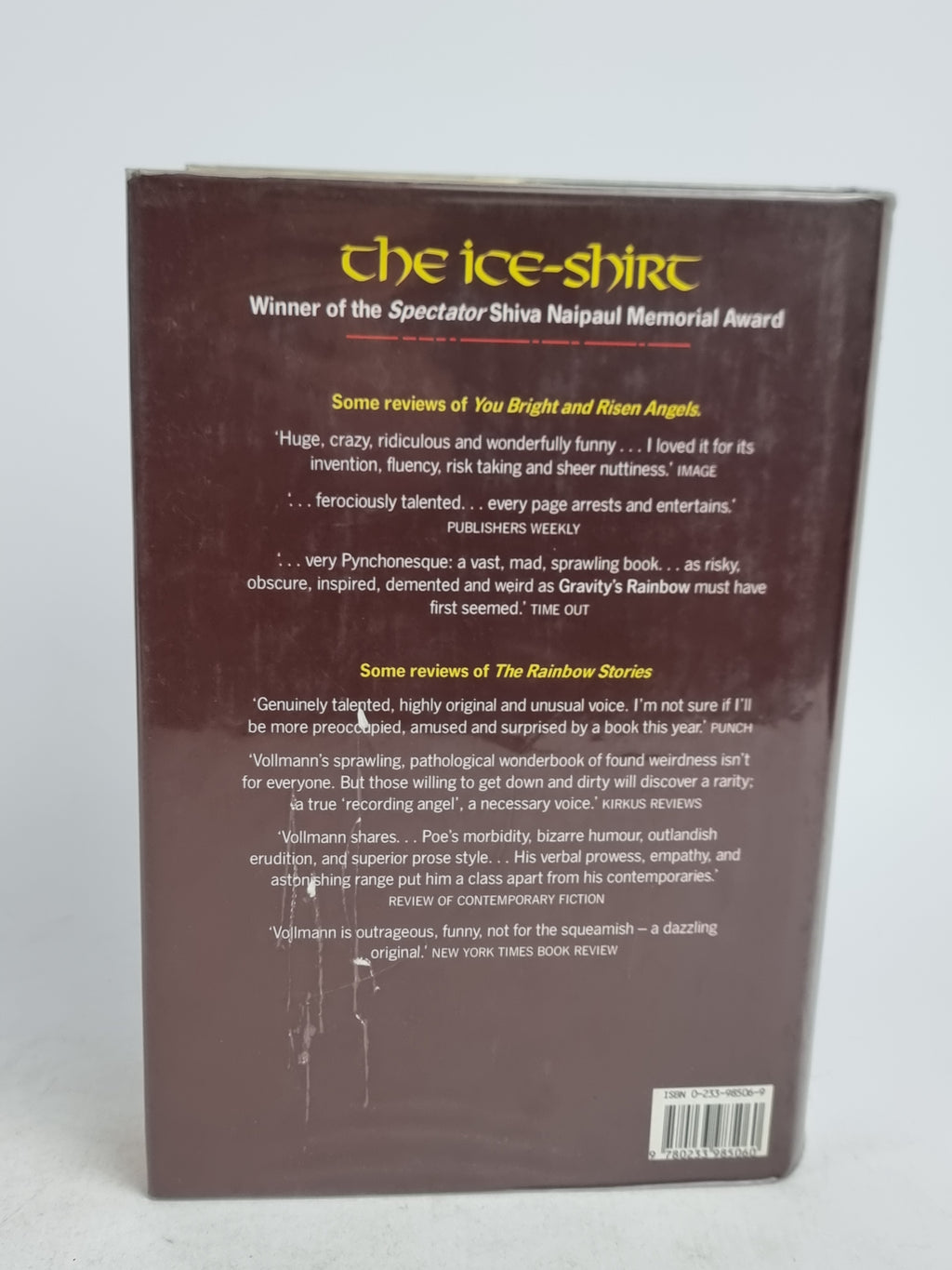 The Ice-Shirt, William T. Vollmann — 1st Edition
