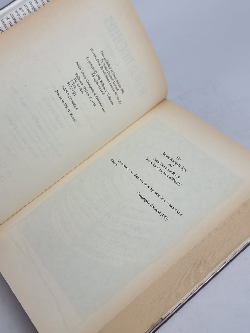 The Ice-Shirt, William T. Vollmann — 1st Edition