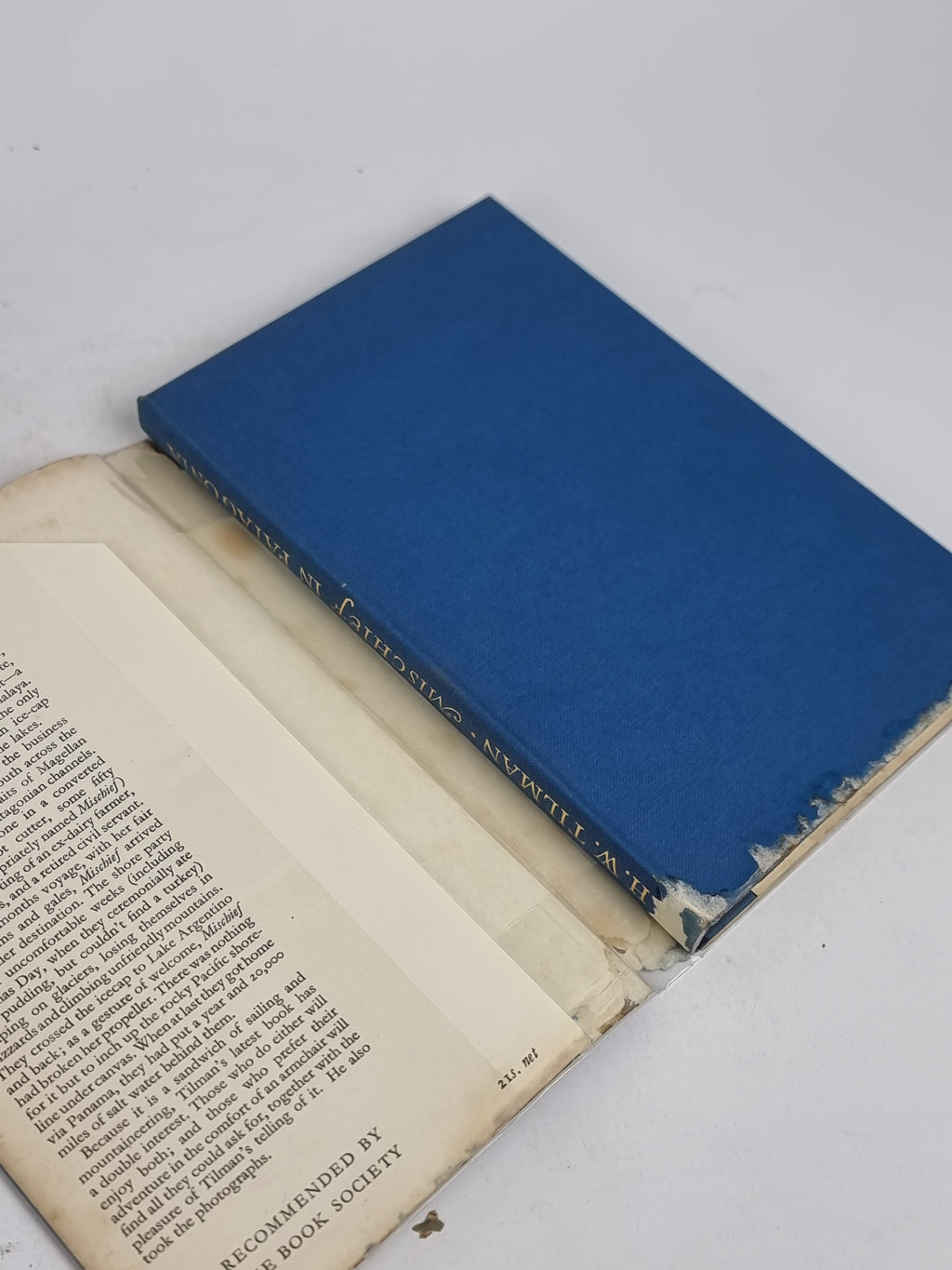 Mischief in Patagonia, H. W. Tilman — 1st Edition