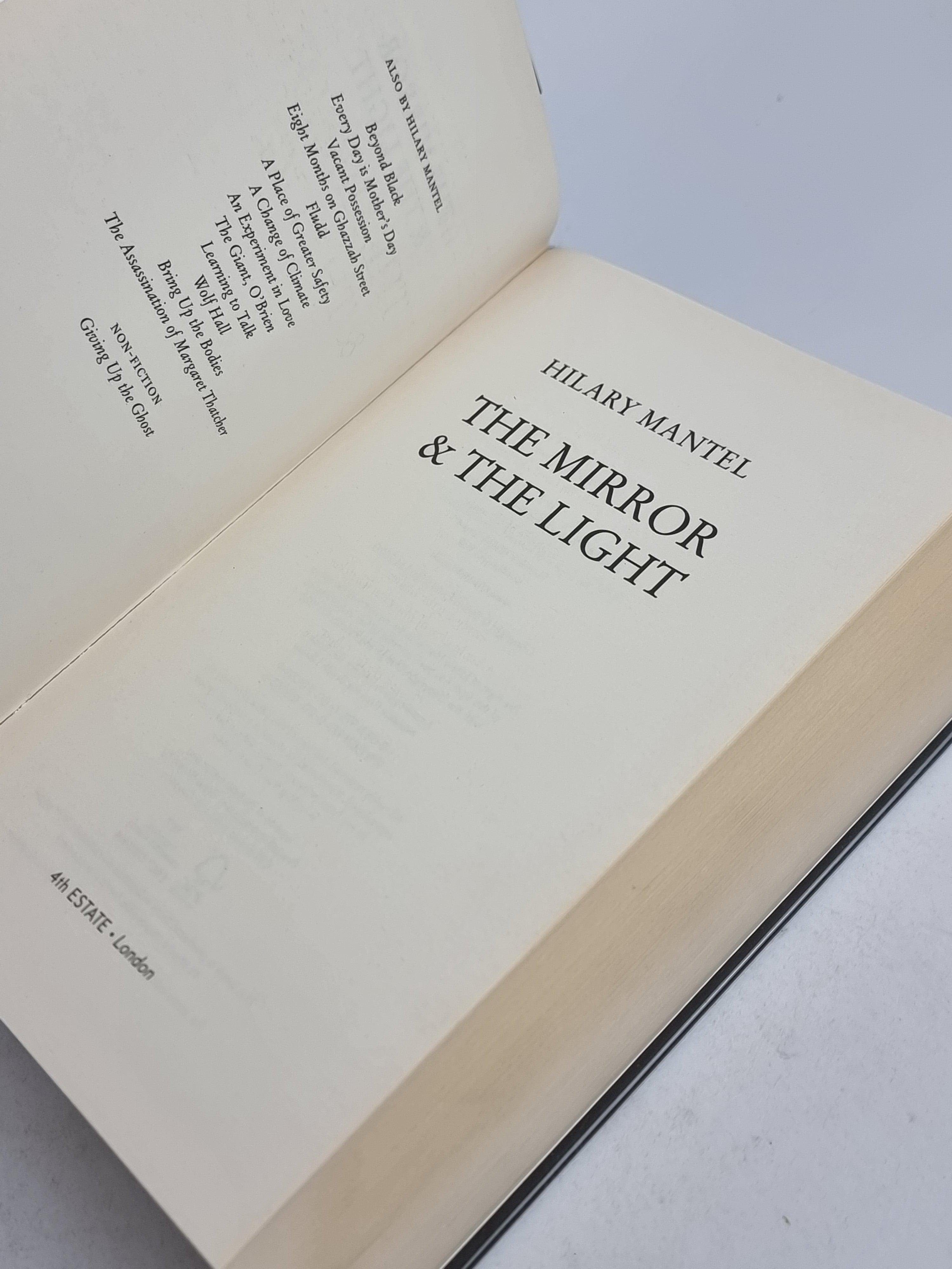 The Mirror & the Light, Hilary Mantel — Exclusive Independent Bookshop Ed