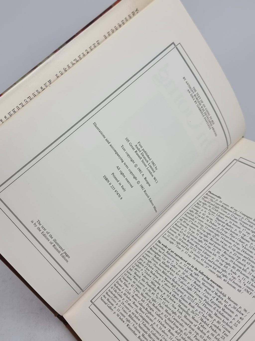 On Going to Bed, Anthony Burgess — 1st Edition