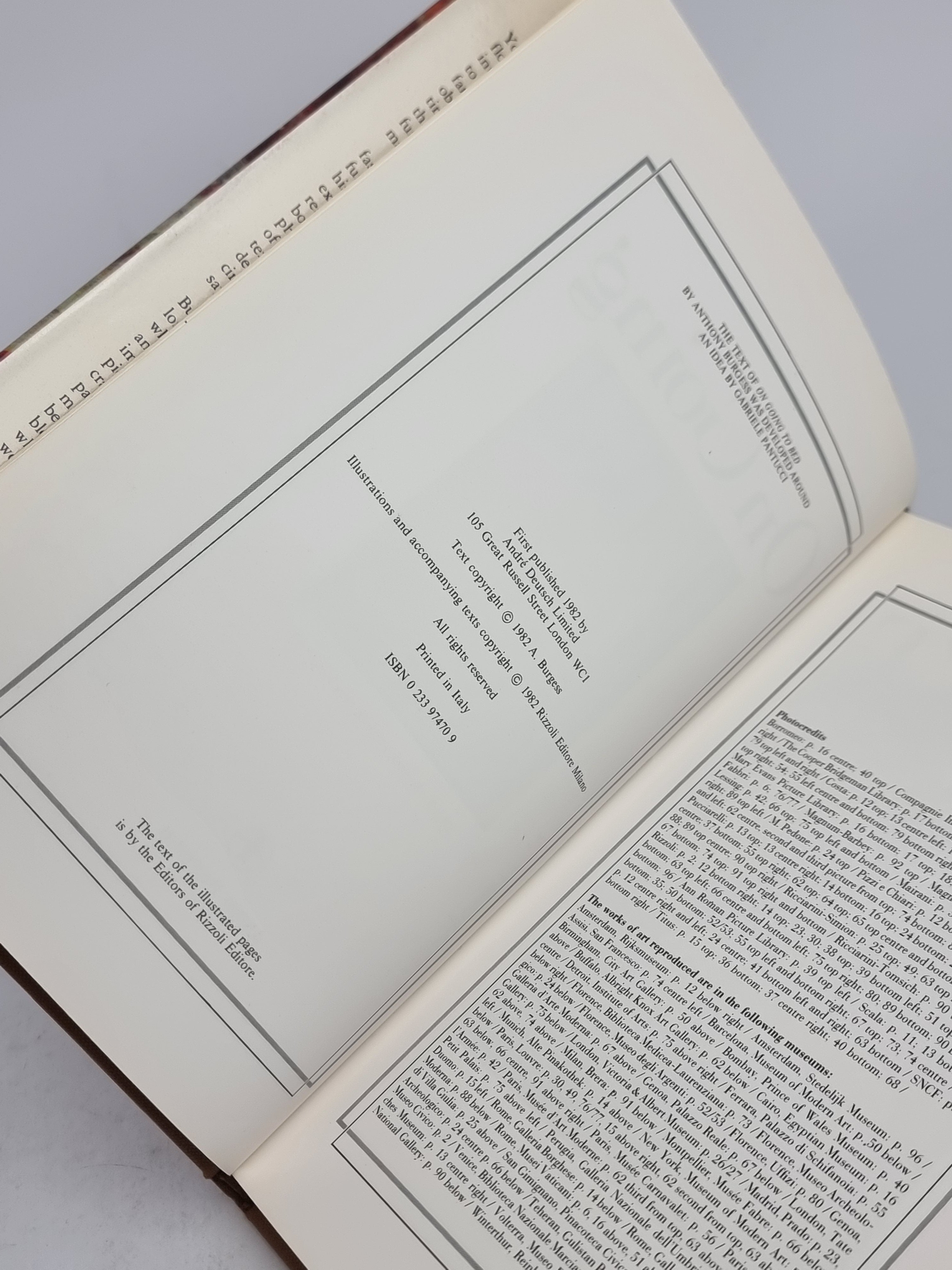 On Going to Bed, Anthony Burgess — 1st Edition