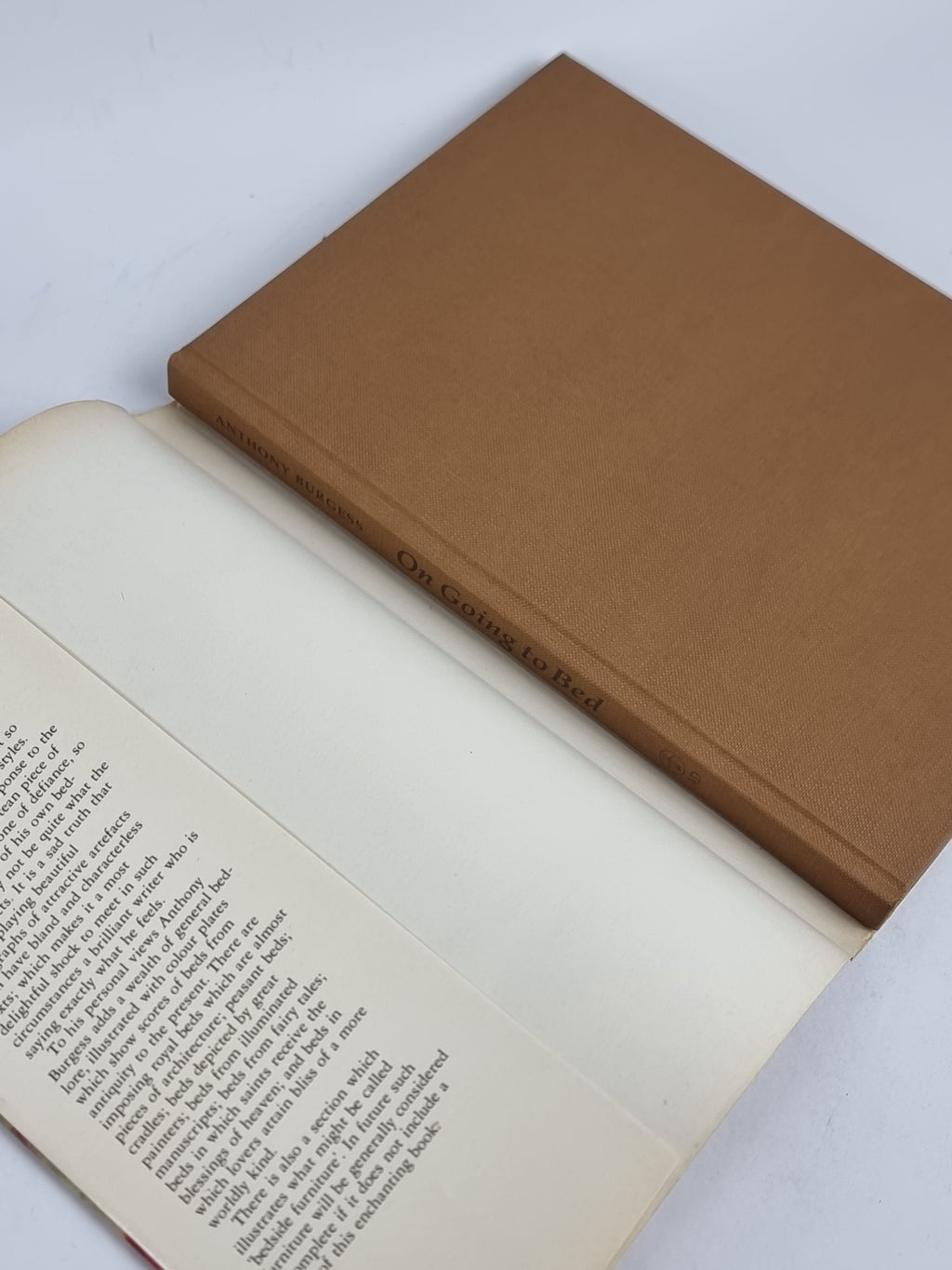 On Going to Bed, Anthony Burgess — 1st Edition