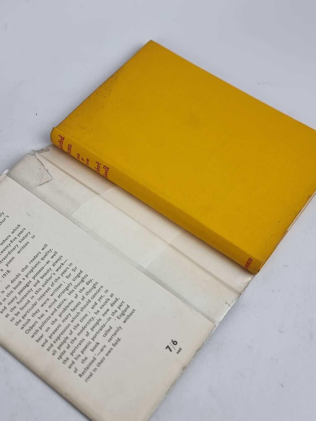 Selected Poems Old & New, Osbert Sitwell — 1st Edition