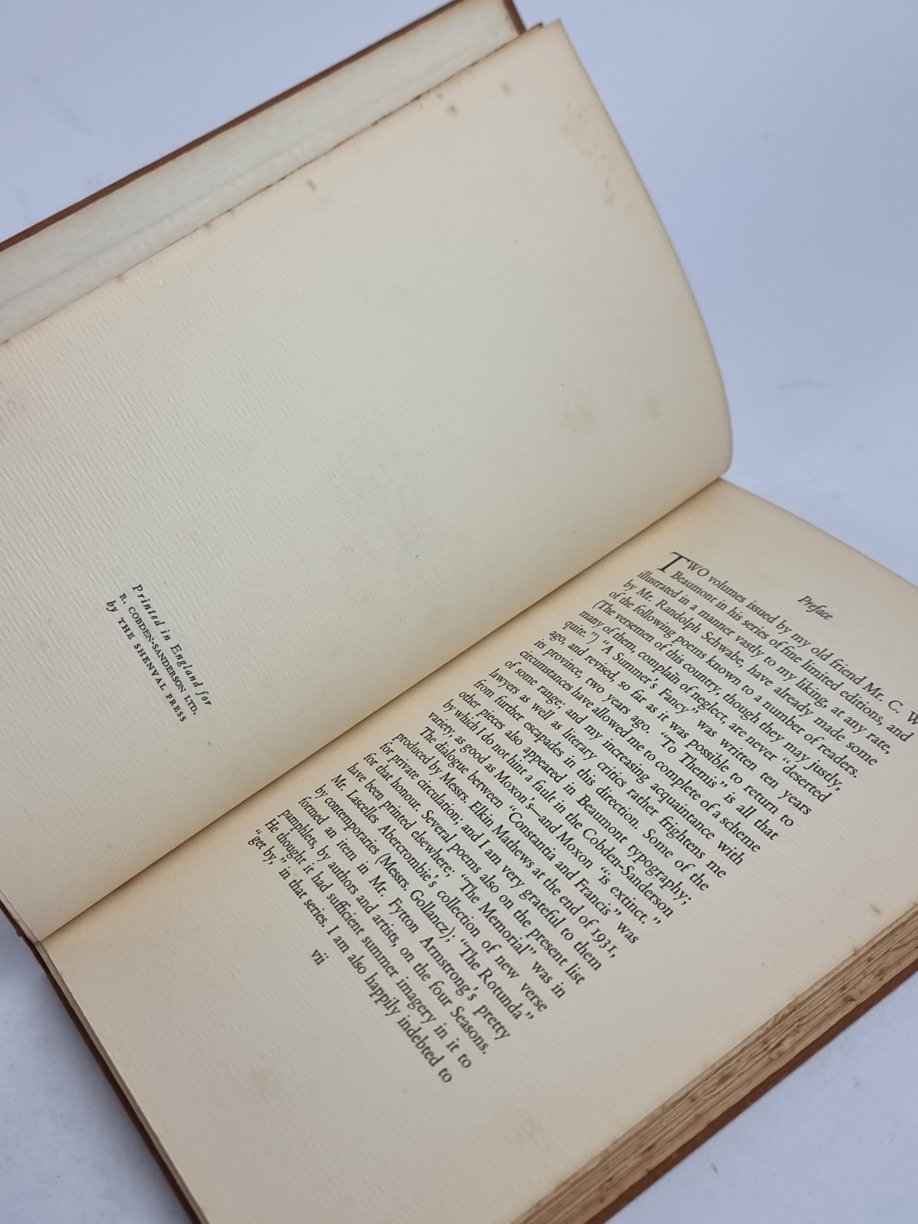 Halfway House: A Miscellany of New Poems, Edmund Blunden — 1st Edition