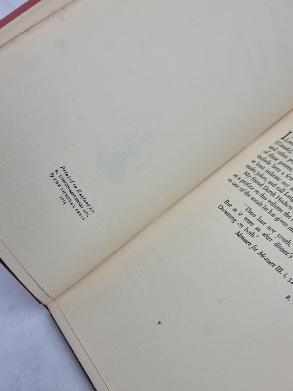 Choice or Chance: New Poems, Edmund Blunden — 1st Edition