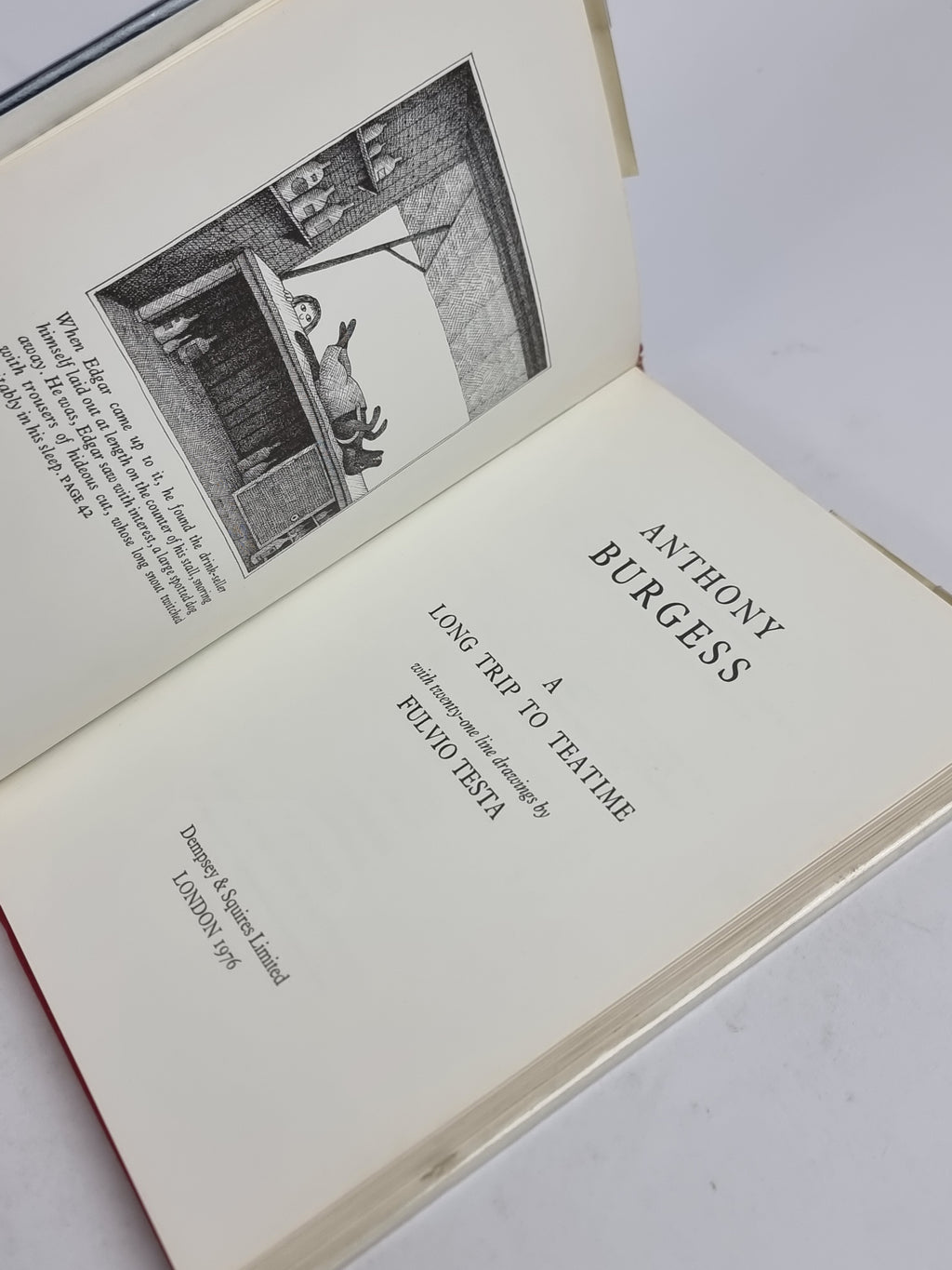 A Long Trip to Teatime, Anthony Burgess — 1st Edition