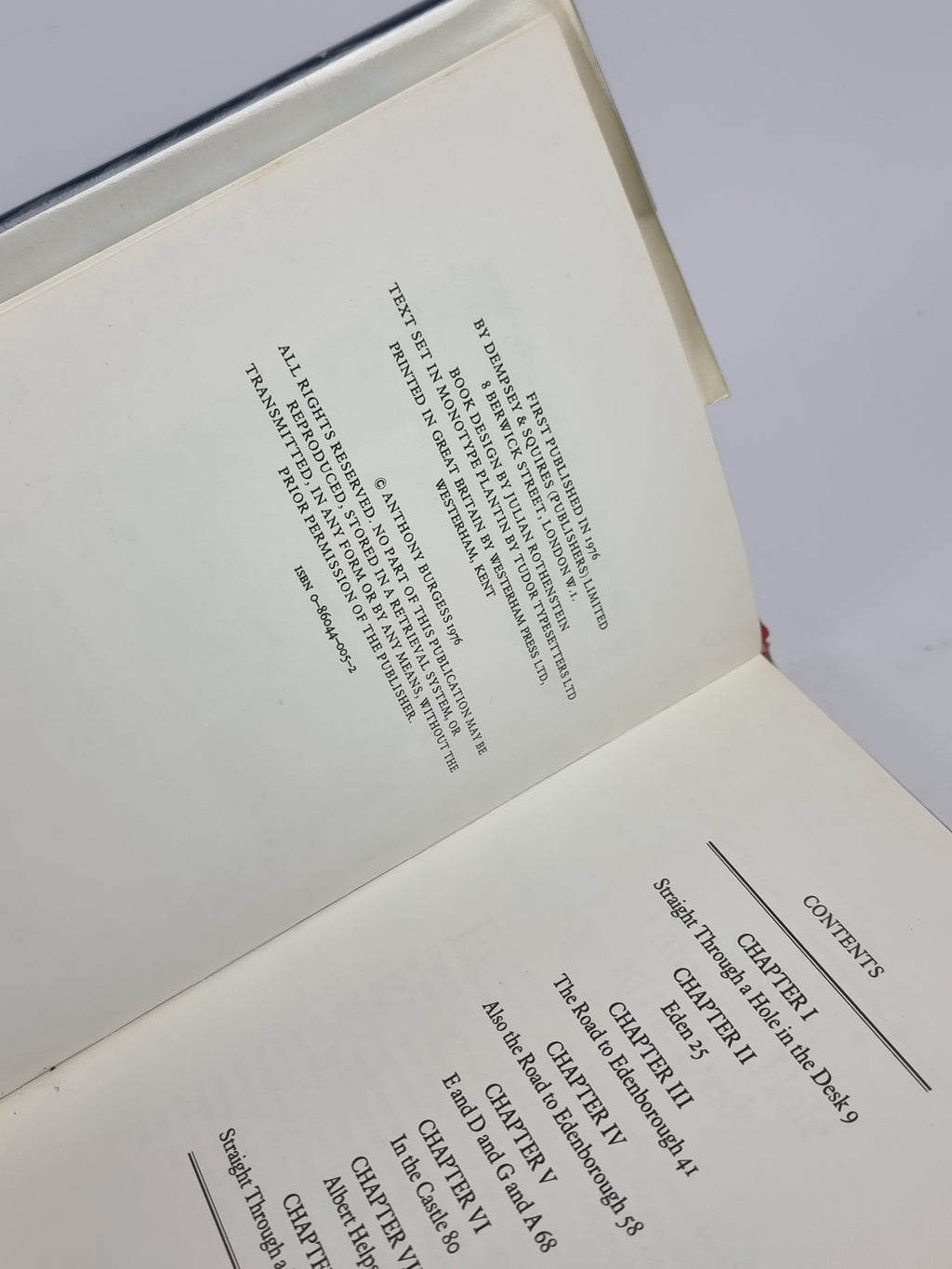 A Long Trip to Teatime, Anthony Burgess — 1st Edition