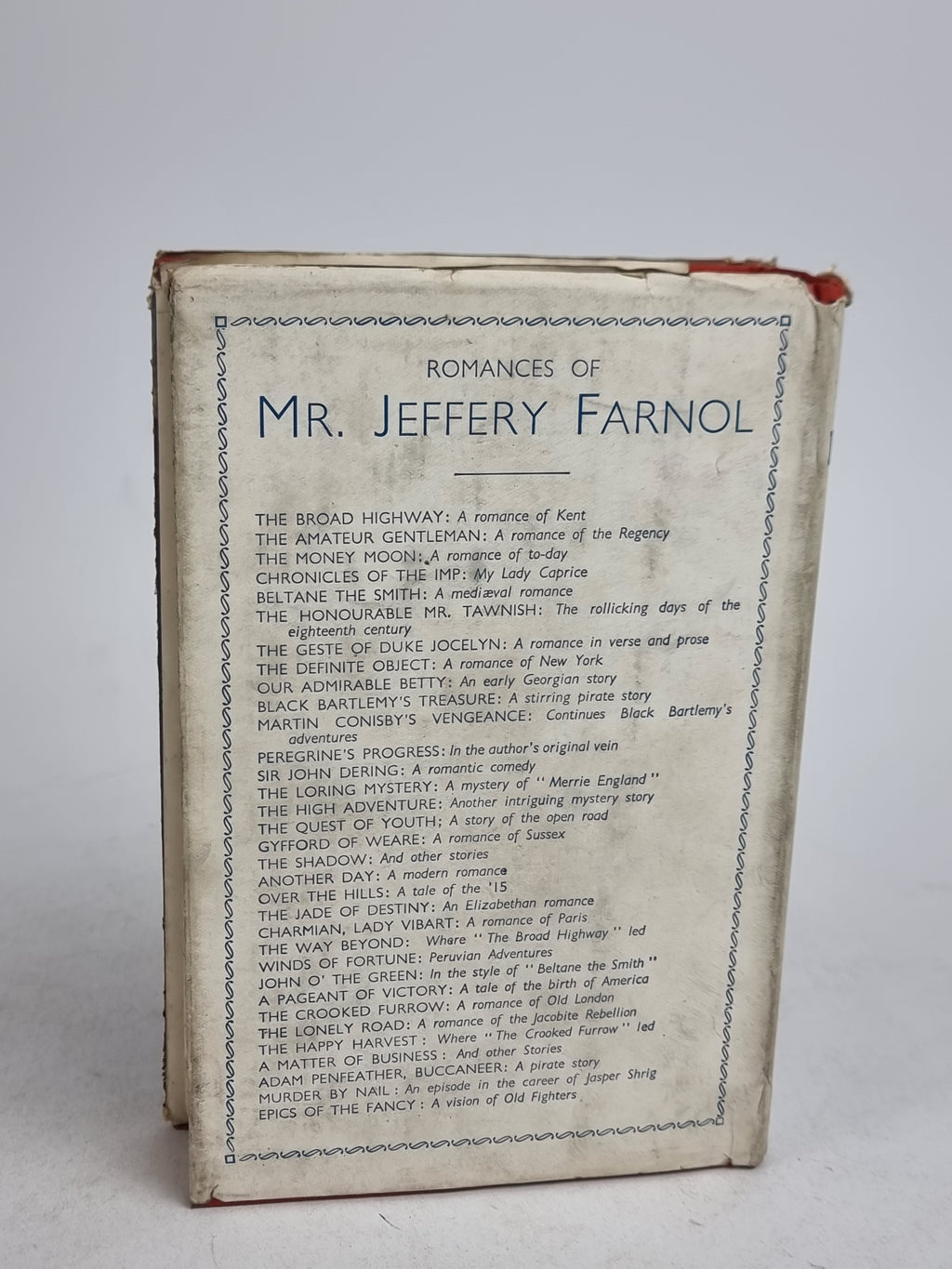 The Broad Highway, Jeffery Farnol — Later Edition