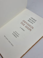 Odysseus: The Ships, George Mackay Brown — Limited 1st Edition