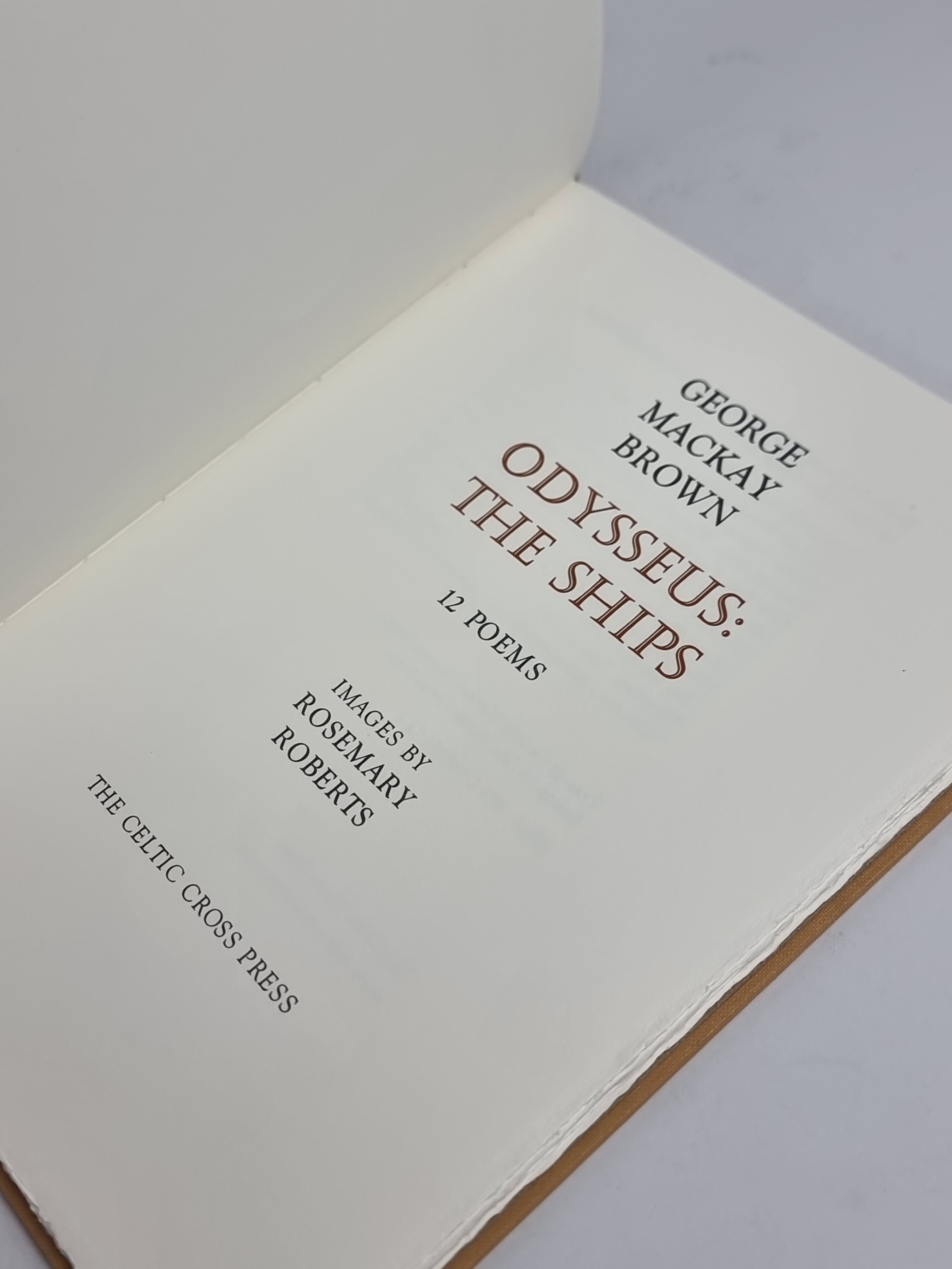 Odysseus: The Ships, George Mackay Brown — Limited 1st Edition