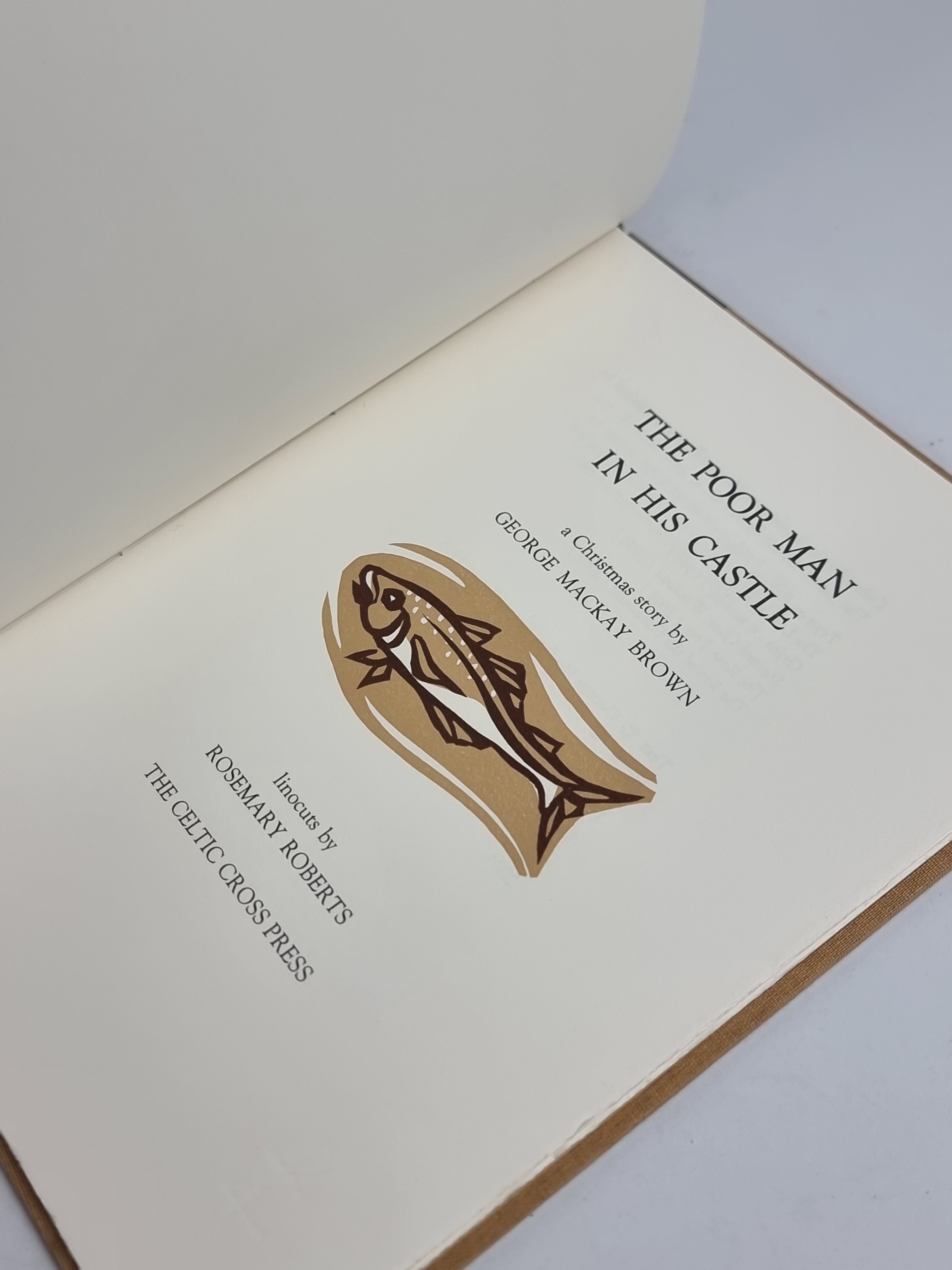 The Poor Man in His Castle, George Mackay Brown — 1st Edition, Limited