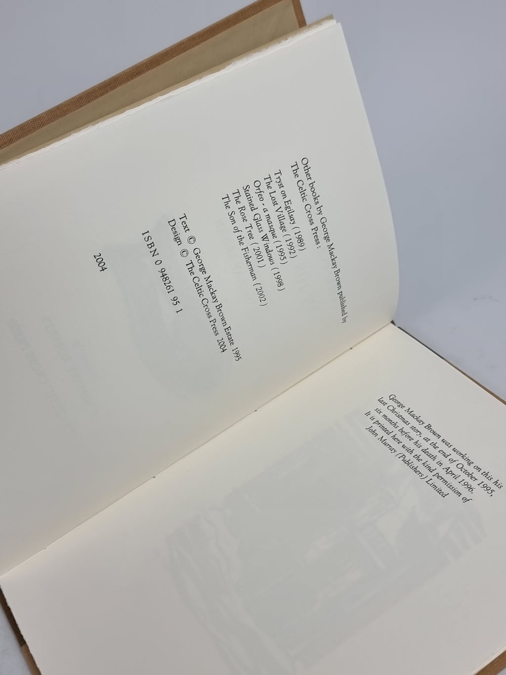 The Poor Man in His Castle, George Mackay Brown — 1st Edition, Limited