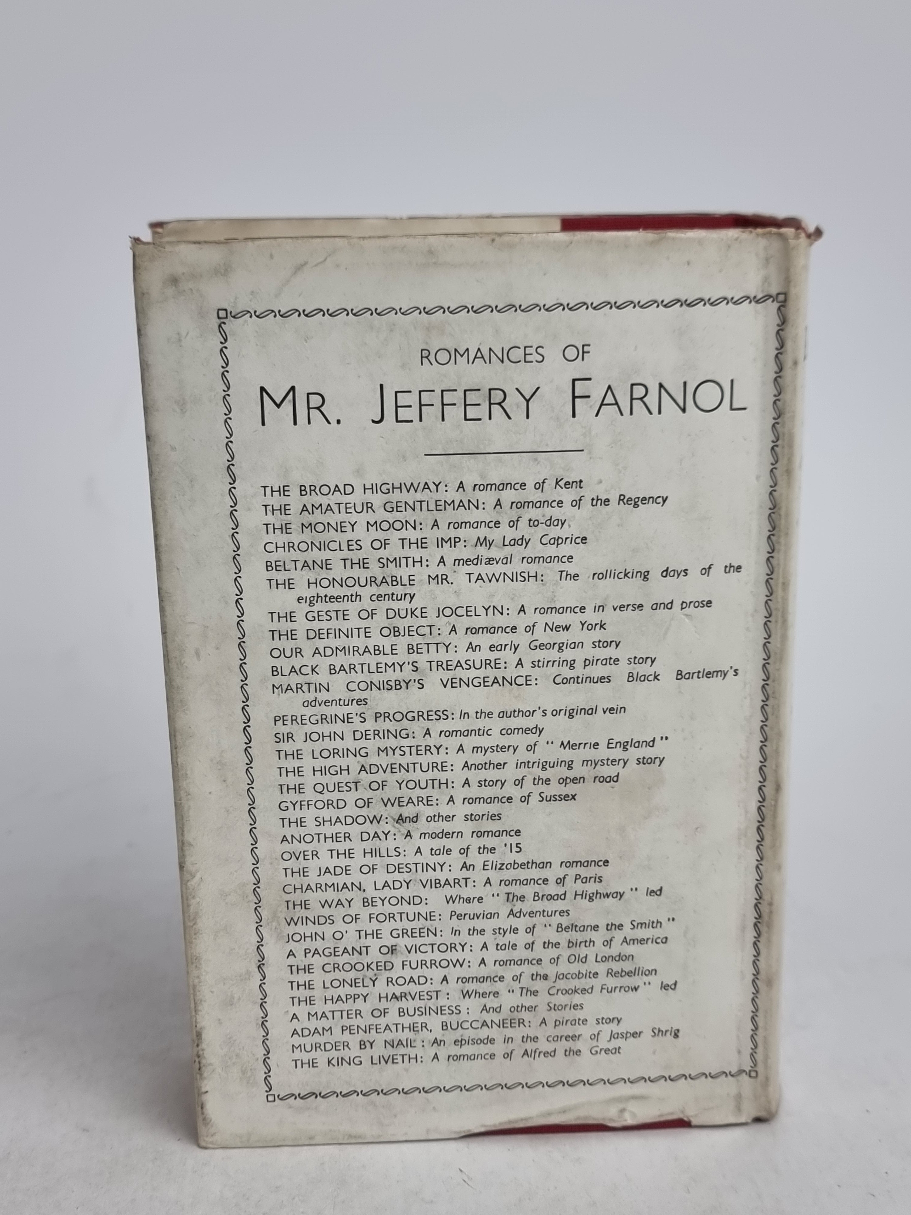 Our Admirable Betty, Jeffery Farnol — Early Reprint