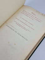 Portfolio of Fragments Relative to the History and Antiquities, Topography...
