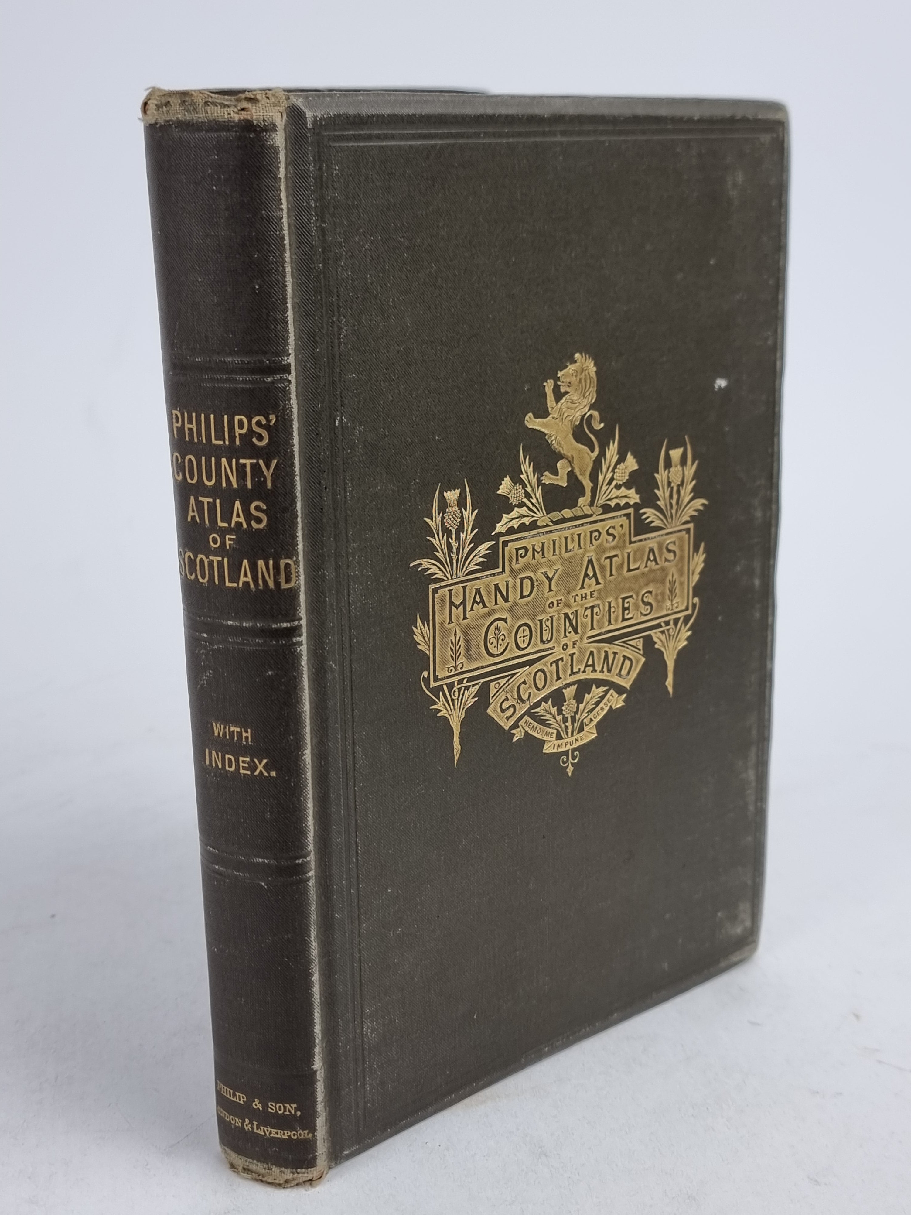 Philips' Handy Atlas of the Counties of Scotland, John Bartholomew — 1882 Ed