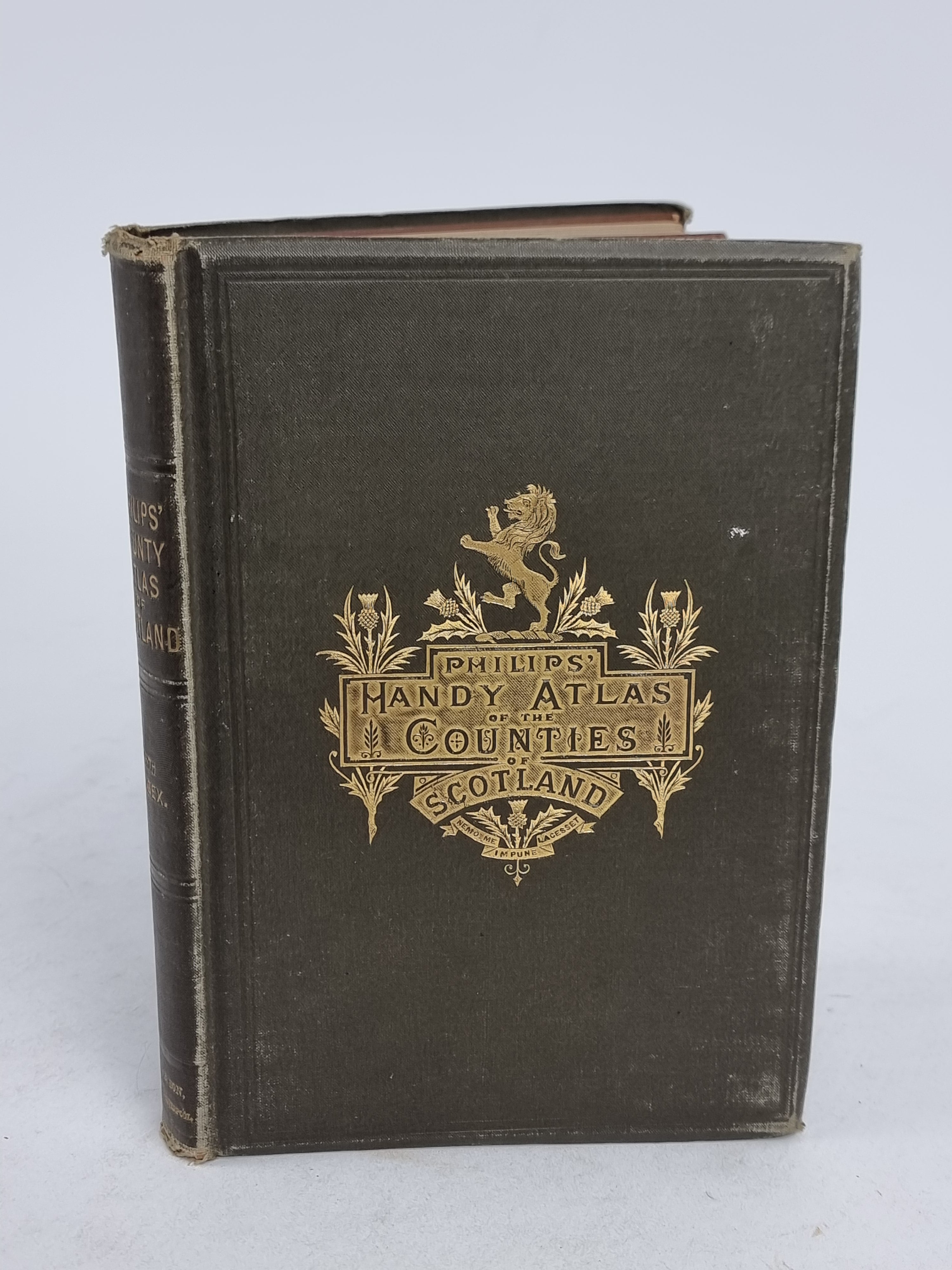 Philips' Handy Atlas of the Counties of Scotland, John Bartholomew — 1882 Ed
