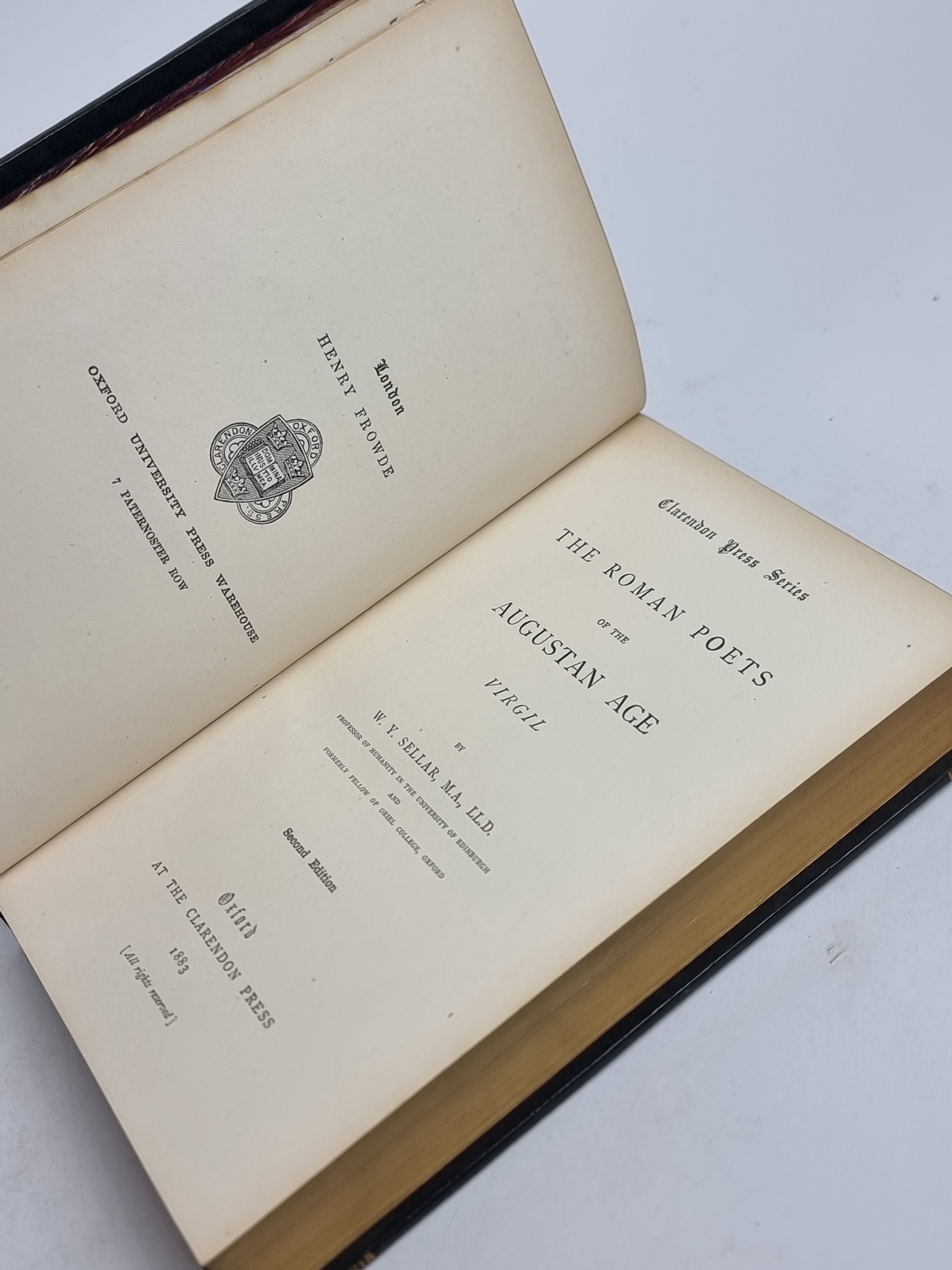 The Roman Poets of the Augustan Age: Virgil, W. Y. Sellar — 2nd Edition